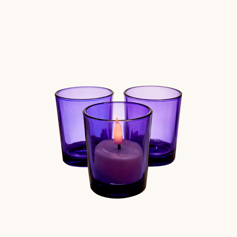 Purple Glass Nightlight
