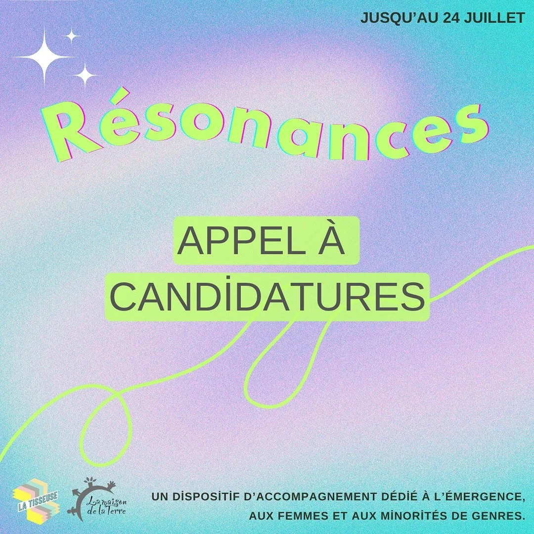 🌟APPEL &Agrave; CANDIDATURES 🌟Tadam! La seconde &eacute;dition de 𝐑&eacute;𝐬𝐨𝐧𝐚𝐧𝐜𝐞𝐬  est officiellement lanc&eacute;e ! 

Apr&egrave;s une premi&egrave;re ann&eacute;e inspirante, forte en &eacute;motions et en partage, @la.tisseuse et @la