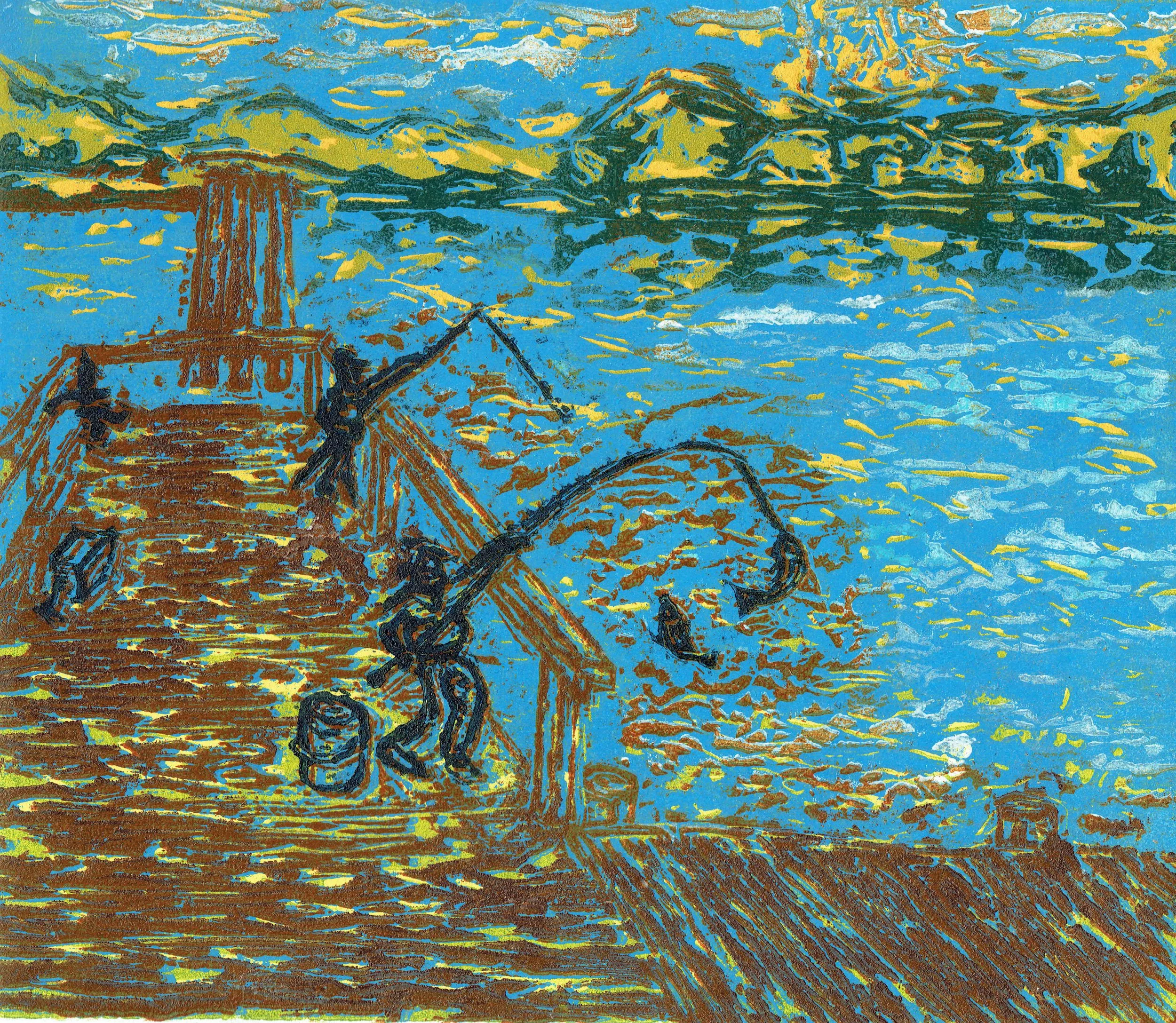 04_Bring him Home,  Woodcut, Reduction 10x8 $400.jpg