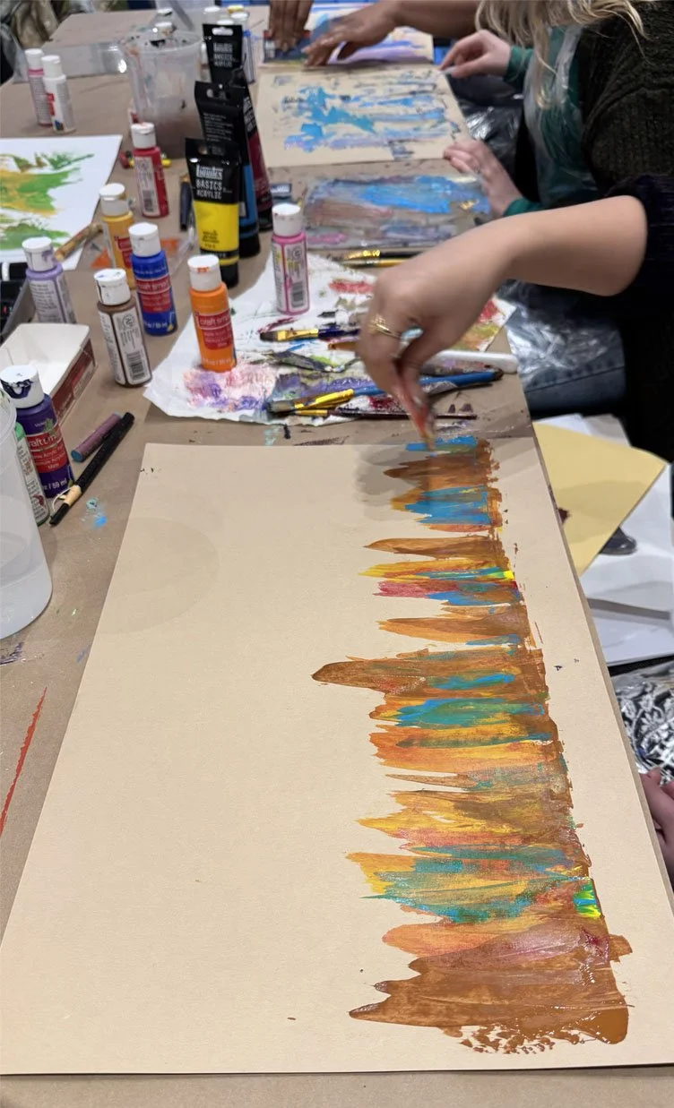 Monoprint and Gel printing with Sarah Barzmehri