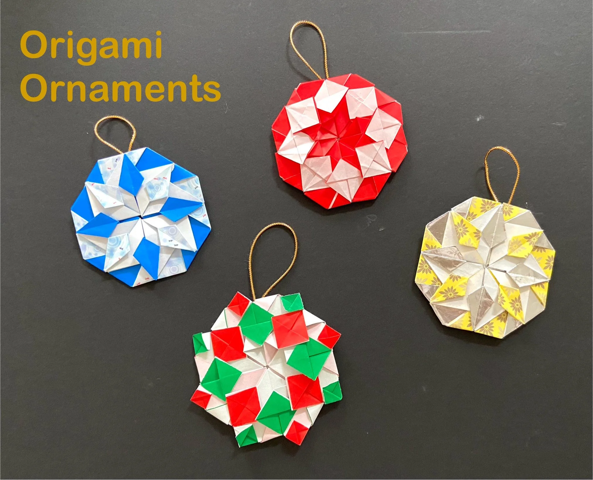 Holiday Origami Ornaments for Adults with Michiko Okuma