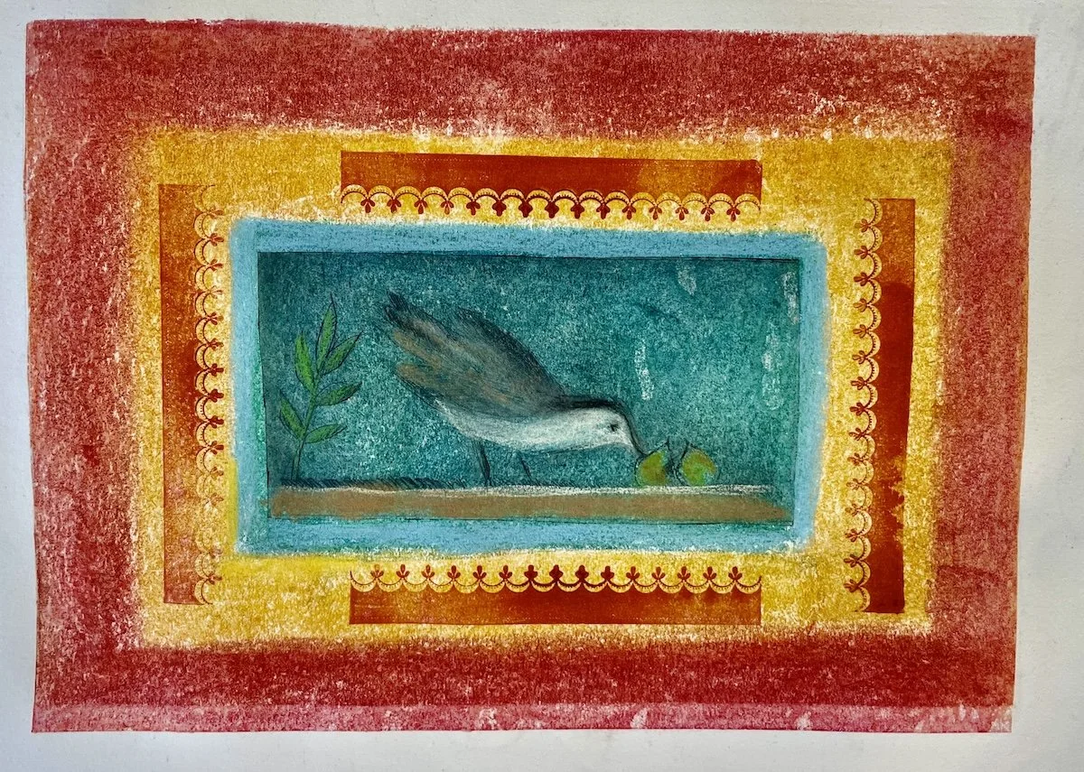 Printmaking with Recycled Materials with Nina Muys - 2 Sessions