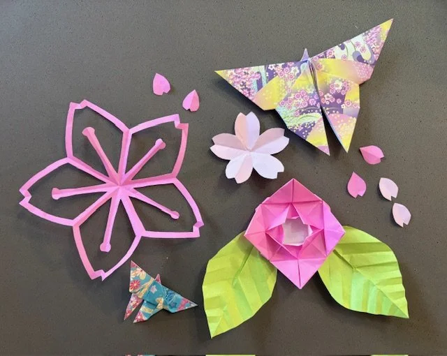 Cherry Blossom Origami - Sip and/or Fold with Naoko Kamioka