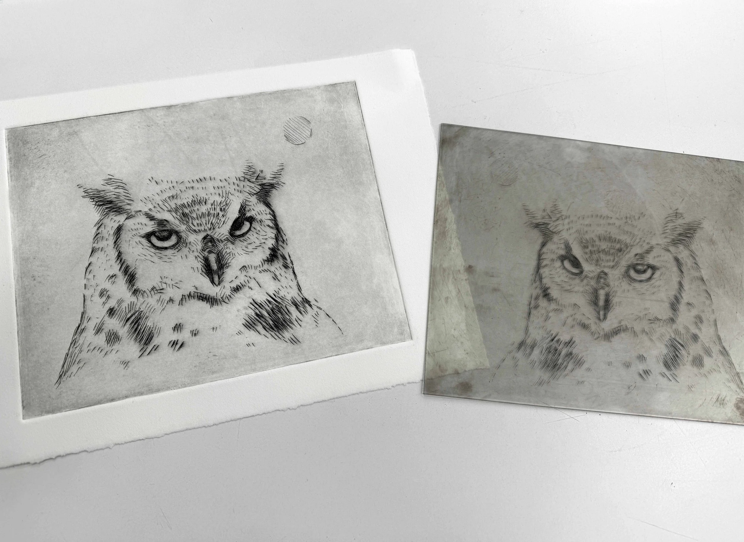 Drypoint Printing with Clare Winslow