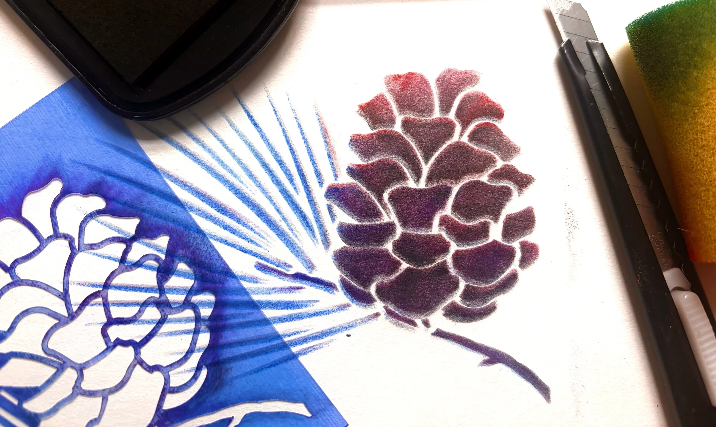 Modern Pochoir Printmaking with Theresa Provasnik (3 Sessions)