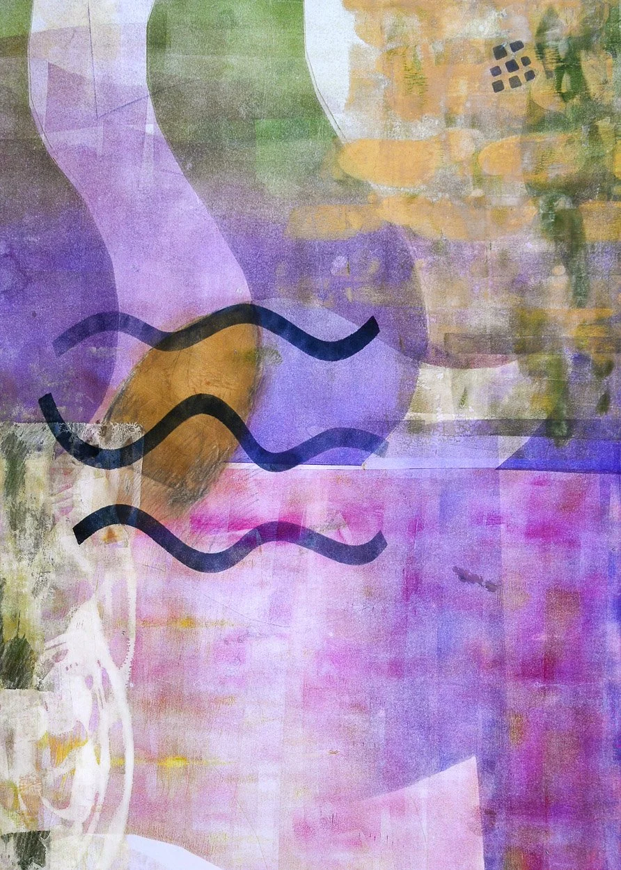 Luminous Layers: Transparent Gel Monotypes with Clare Winslow 