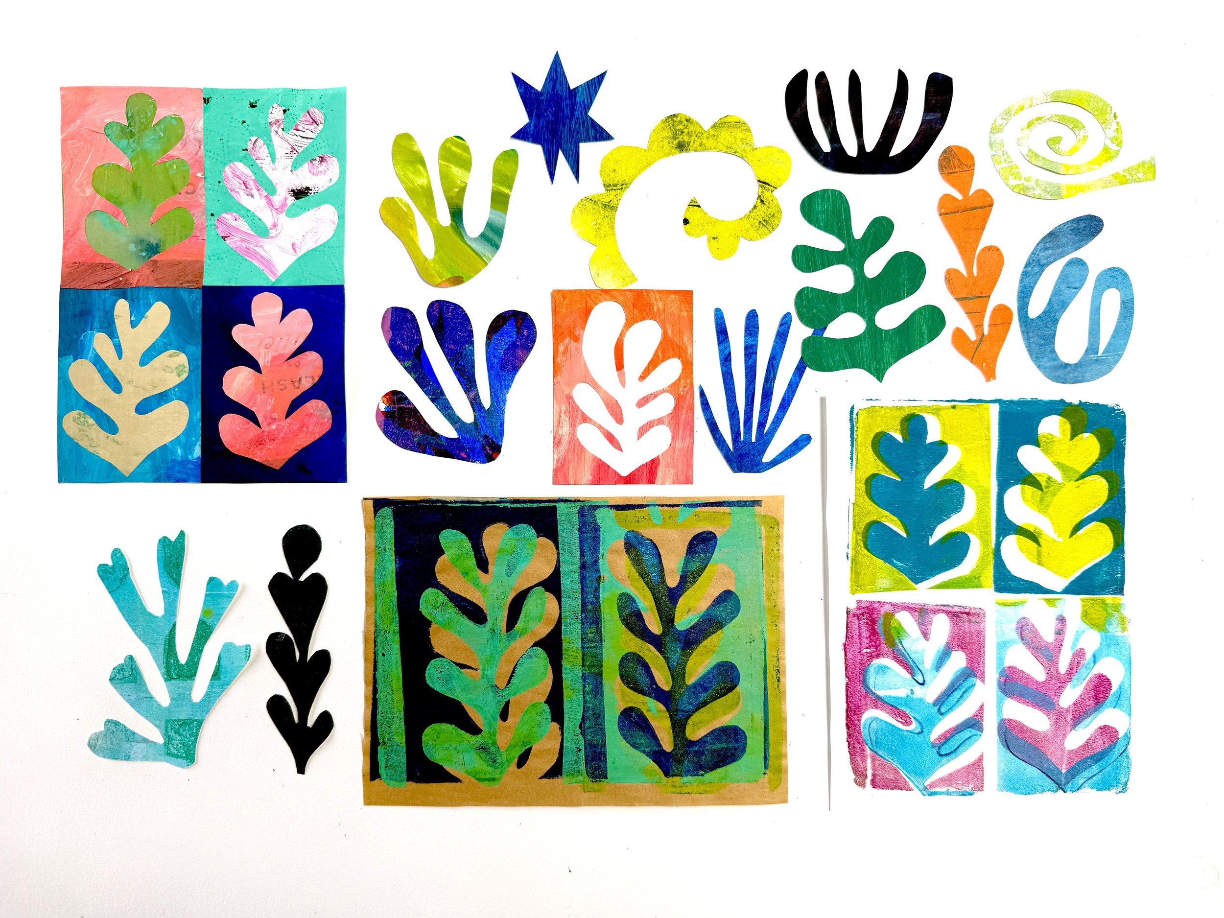 Gel Plate Printing & Collage Workshop: inspired by the art of Henri Matisse with Jennifer Penick