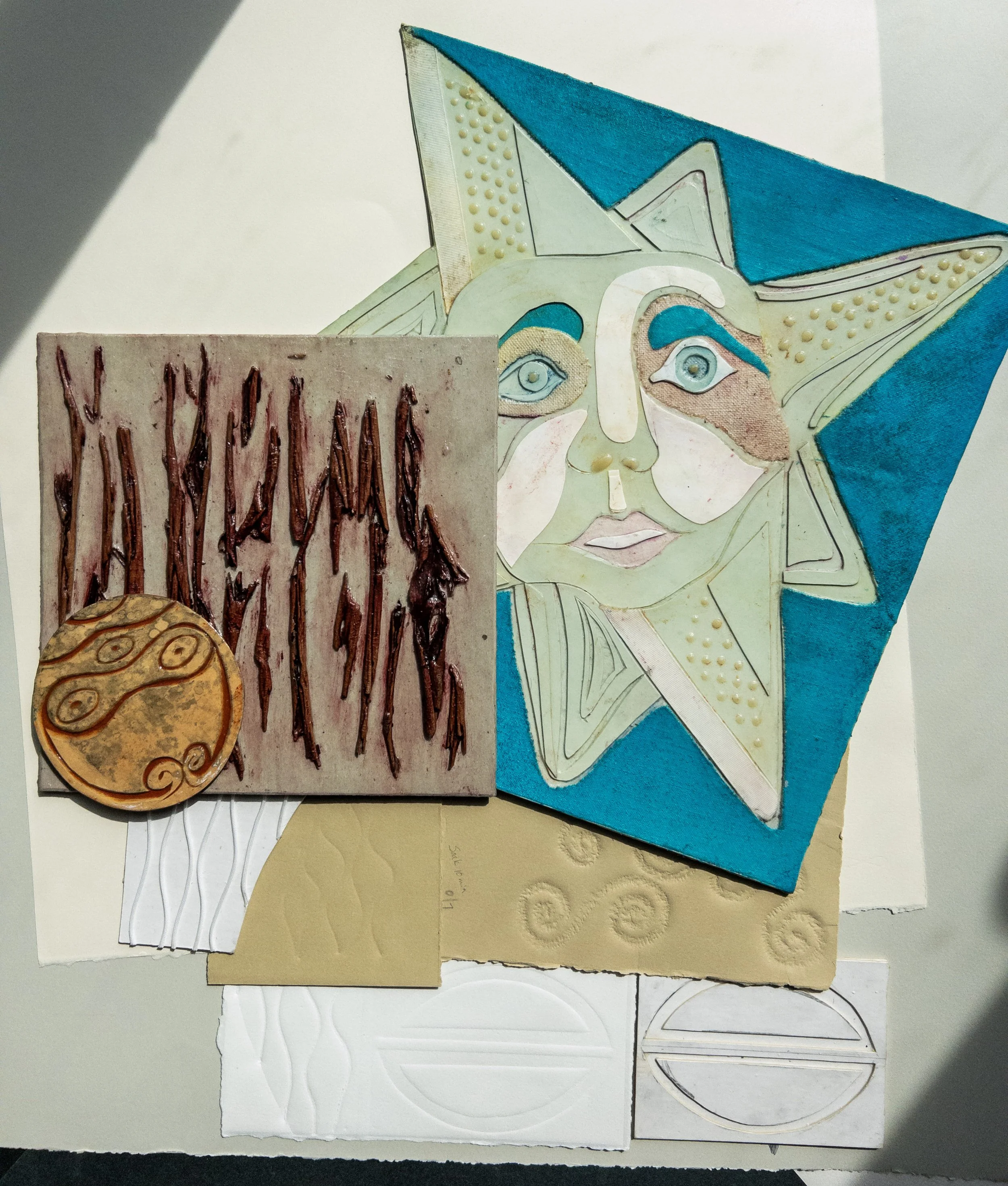 Explore Collagraph Printing with Adele Ross - Four Sessions