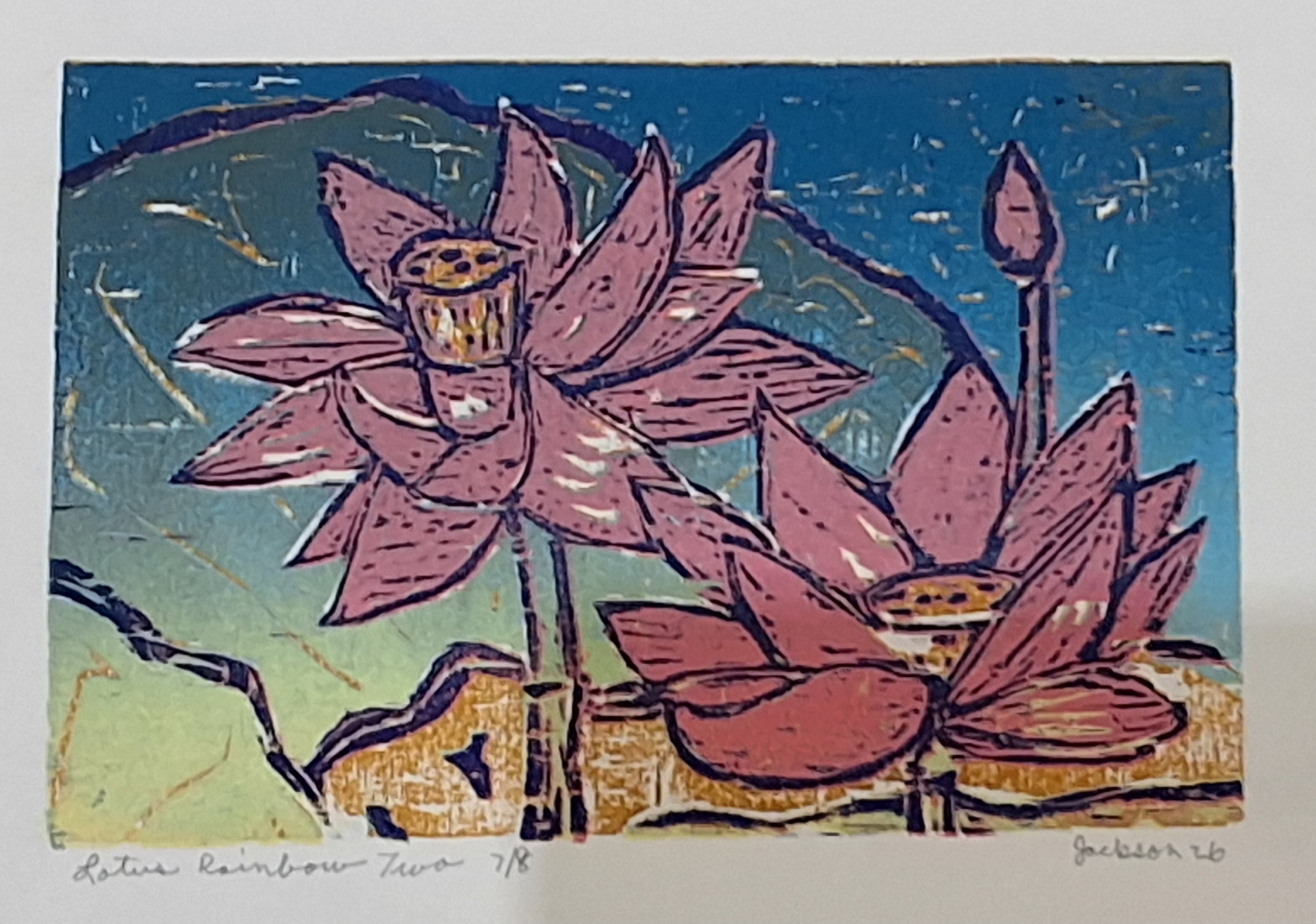 Rainbow Three Lotus