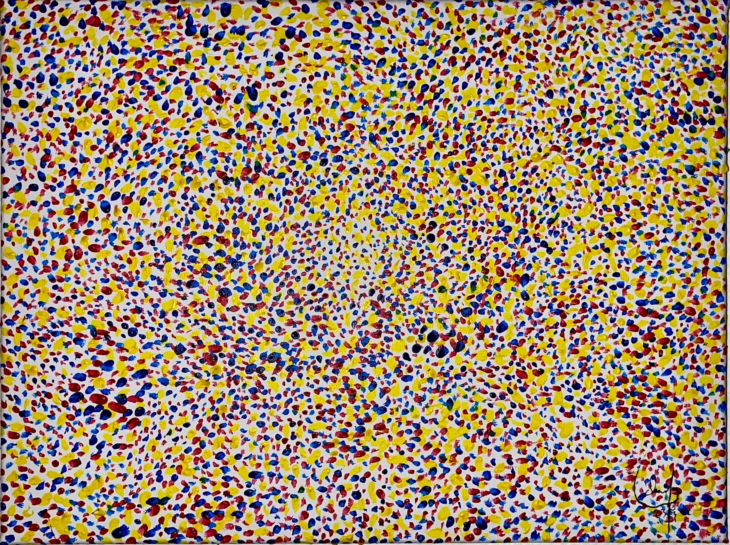 Perception Spectrum, 40x30cm, acrylics on stretched canvas — 2023