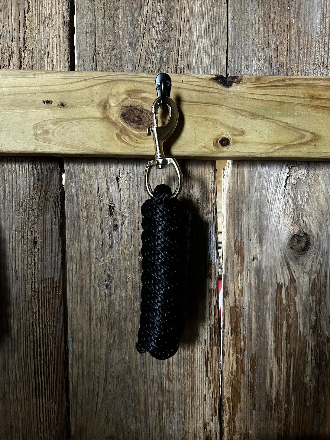 Black lead rope