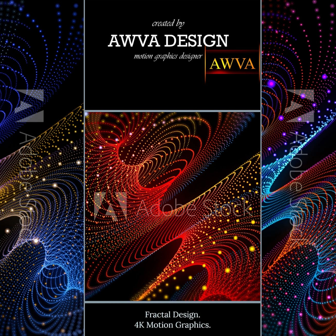 Abstract fractal design