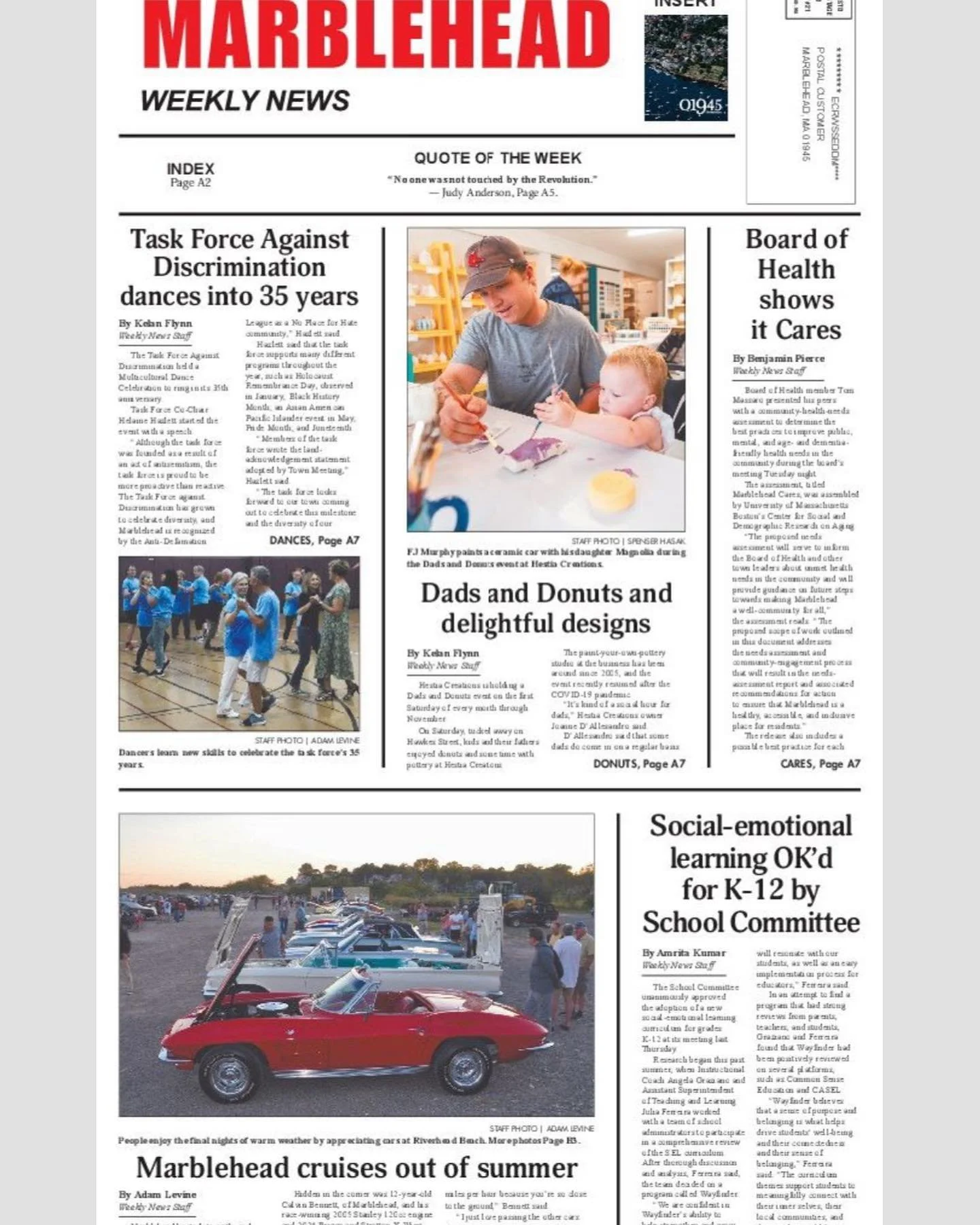 Thanks @marbleheadweeklynews for the nice mention in this week&rsquo;s edition and thanks @mhdcruisein for putting on a great local event!  Already stoked for next summer ☀️ 

&hellip;.
#nascaryouthseriesdriver