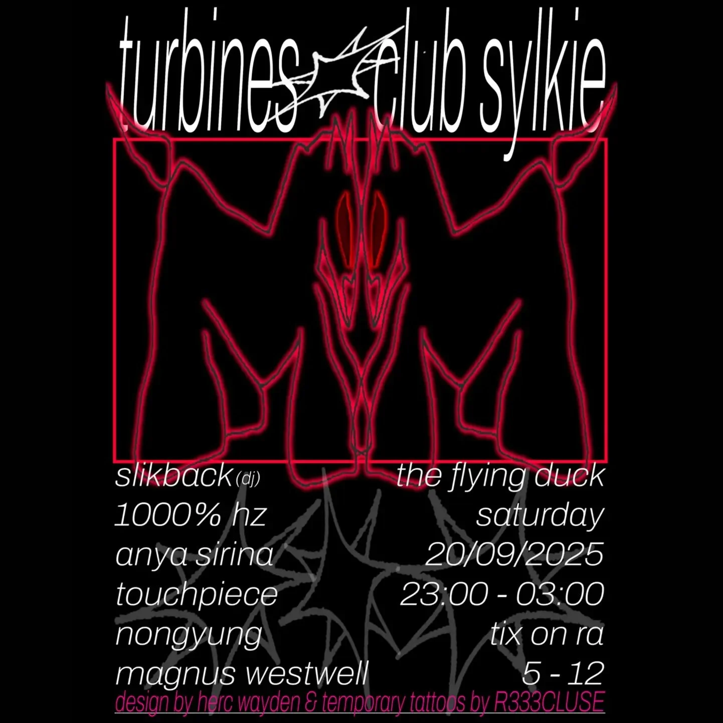 club sylkie & turbines: slikback