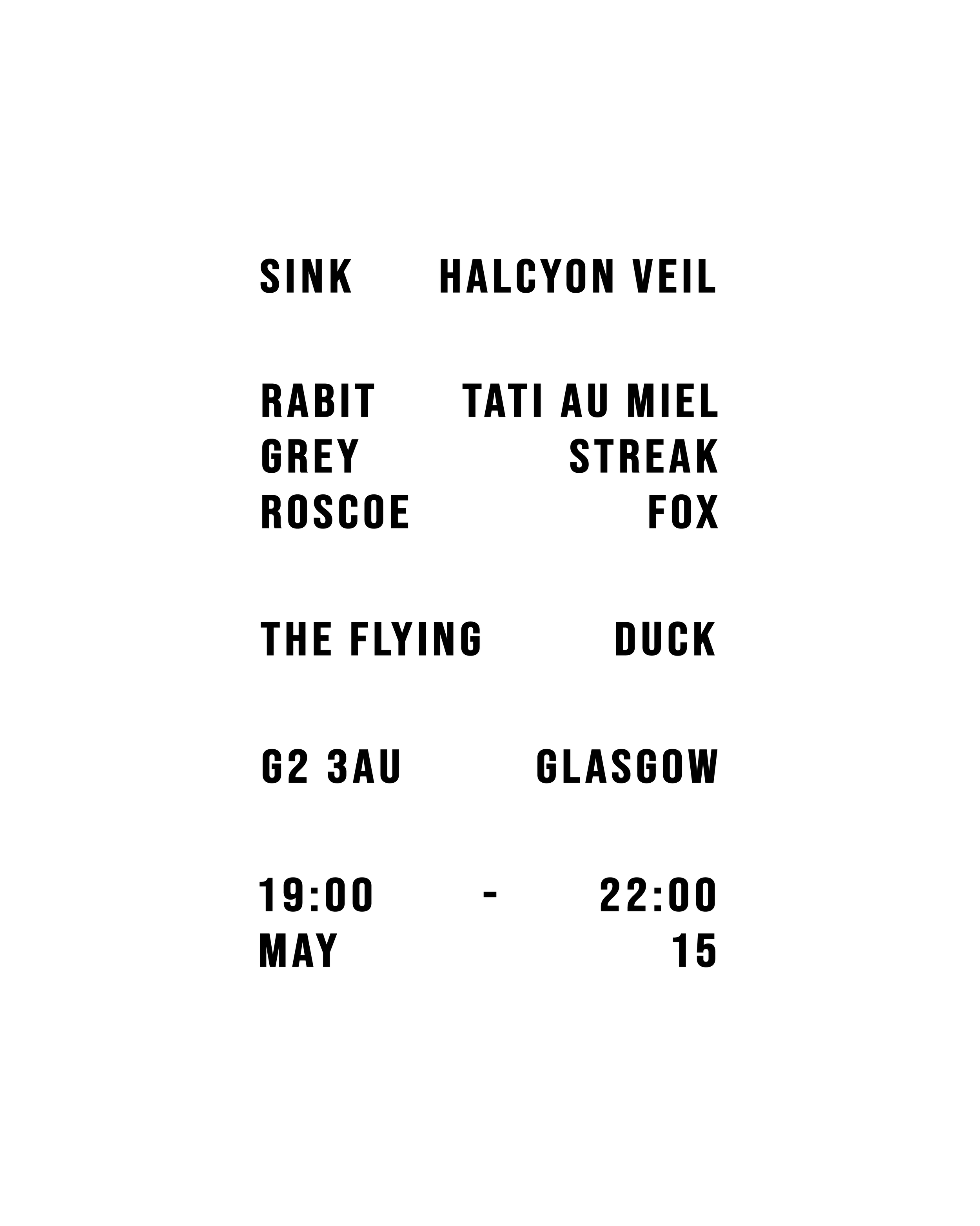 SINK presents HALCYON VEIL