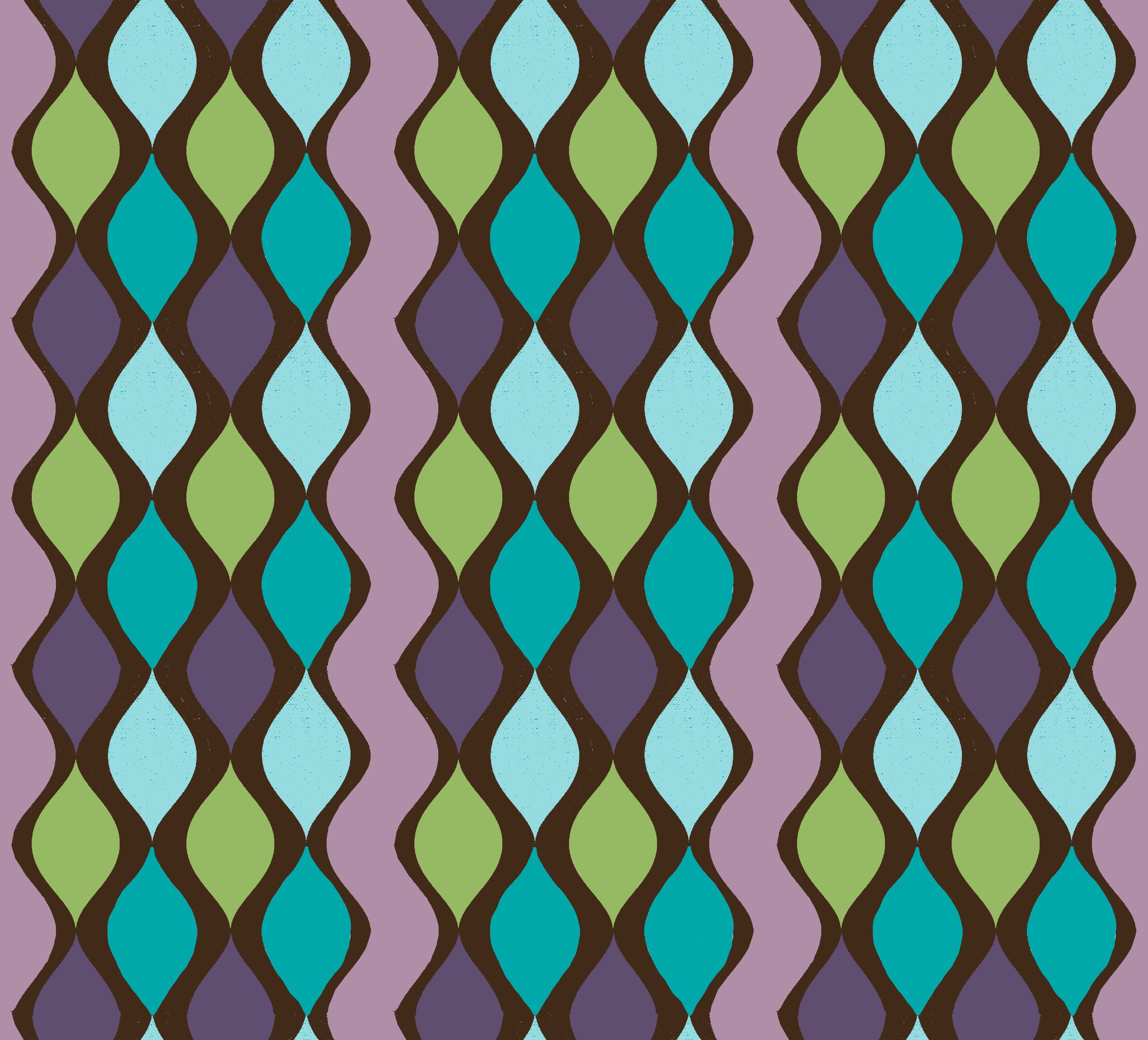 "Wavy 70's" in Not Easter | Created with Kaledo Print
