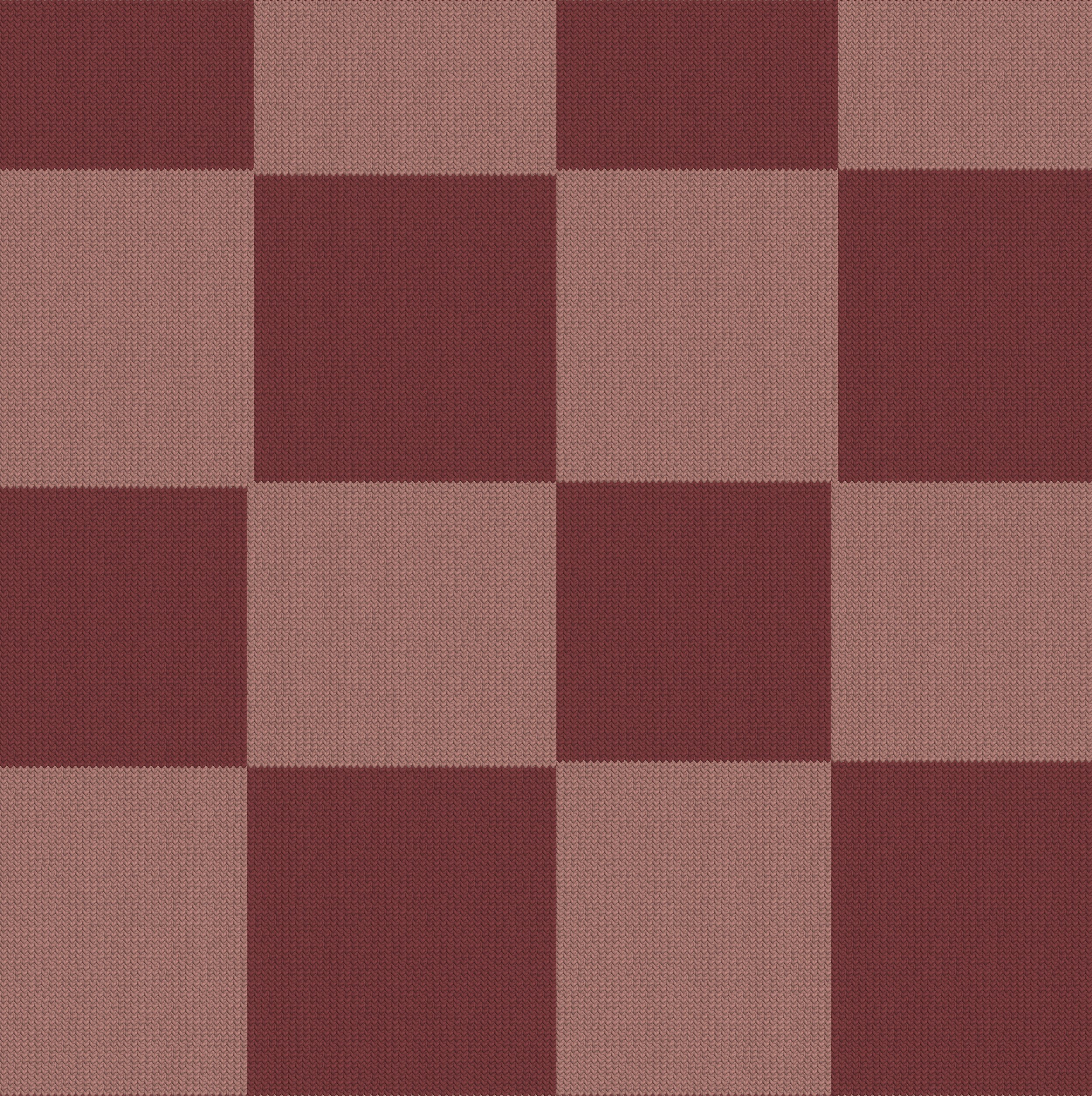 "Square Knit" in Cowhide Brown | Created with Kaledo Knit