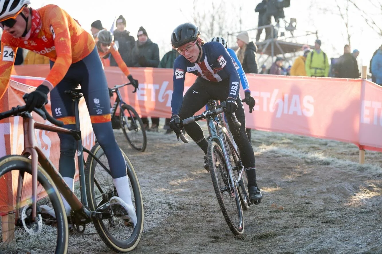 World Cup season is off for MidwestNXT in T&aacute;bor!
Ethan and Calvin both finished 32nd in the Junior and u23 categories and ready to move up the results sheet this weekend at World Cup #2 in Flamanville.
@midwestdevocycling 
@bicyclegarageindy 
