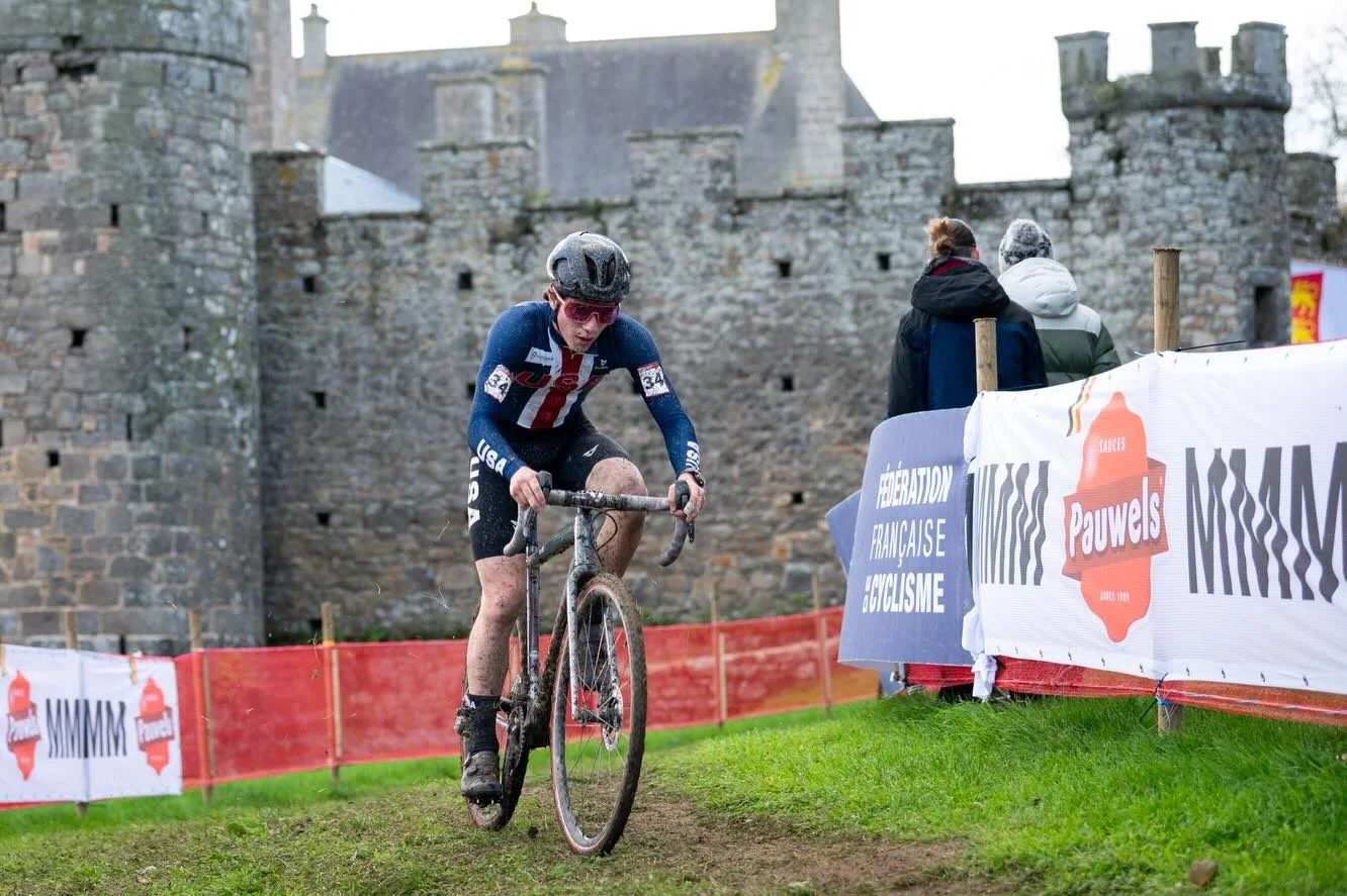 Flamanville World Cup done for the boys. Ethan with a strong 19th in the Juniors and Calvin with a 27th in the u23s. Nationals in 2 weeks!
📸- @thepenultimatestage 
@midwestdevocycling 
@bicyclegarageindy 
@iamspecialized 
@rideshimano 
@lazersportna