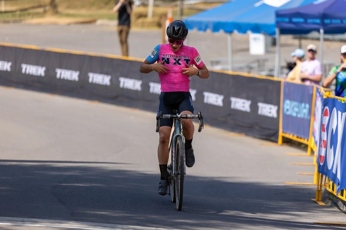 A hot and hilly weekend out in Roanoke for the crew!
Ethan was able to take a pair of commanding wins in the UCI 17-18 race to score NXT&rsquo;s first UCI wins with Jack following just behind with two top 5&rsquo;s in his first two UCI races. 
Calvin