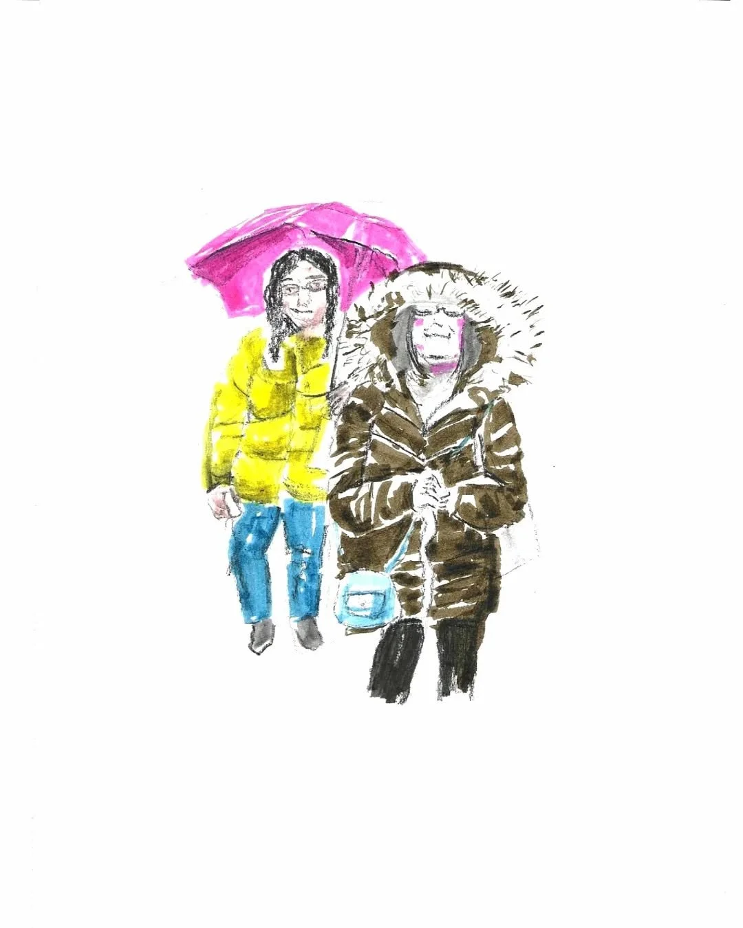 Postcards from Beacon ft. NYC fashionistas 😆💙
Mostly thru Minnie's lens @nicha.m_
Ft. @kuhoomitra.art
.
.
.
#illustratorsoninstagram #beacon #svawesome #illustration