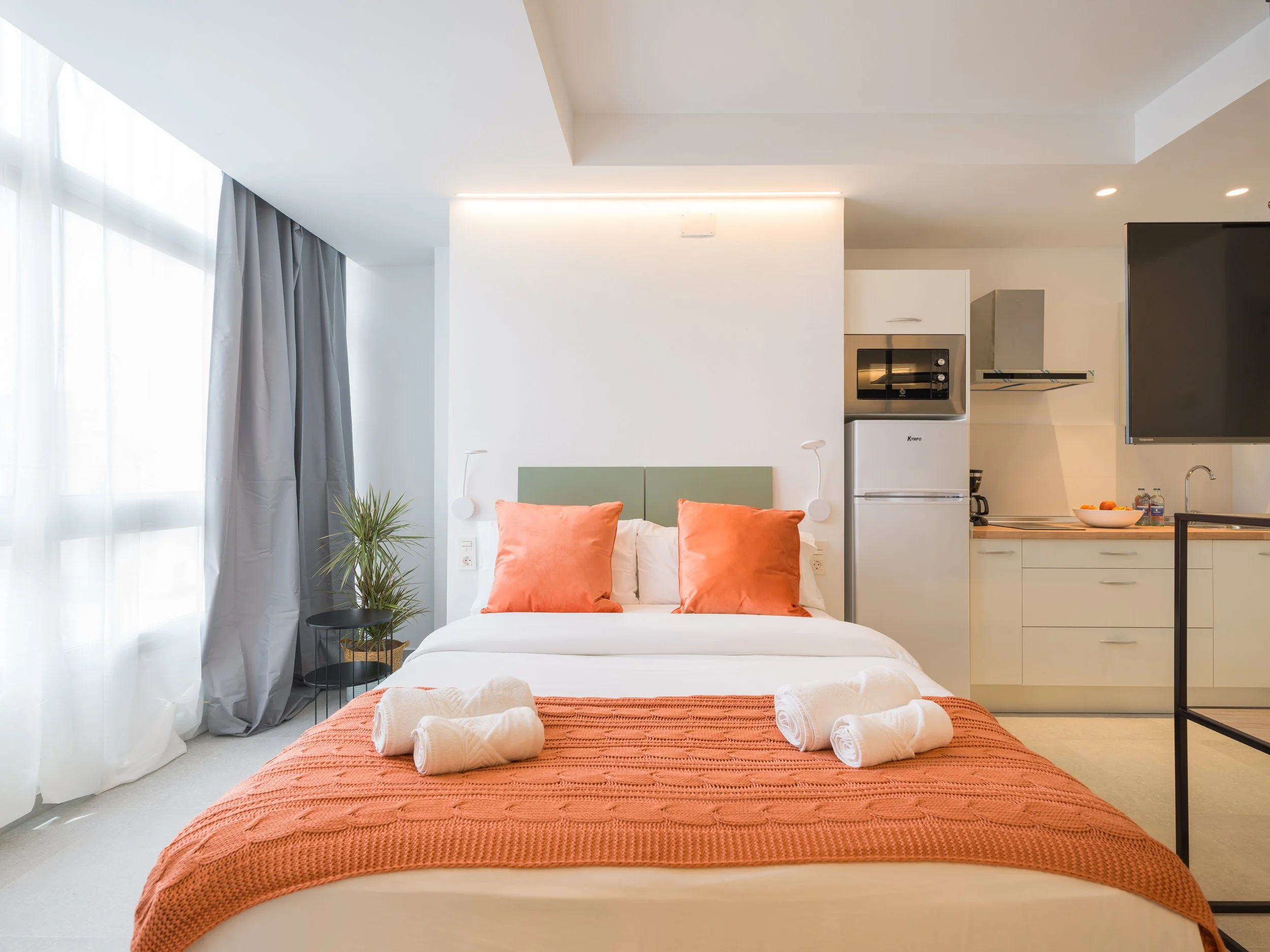 Cama en Shabolo Apartments