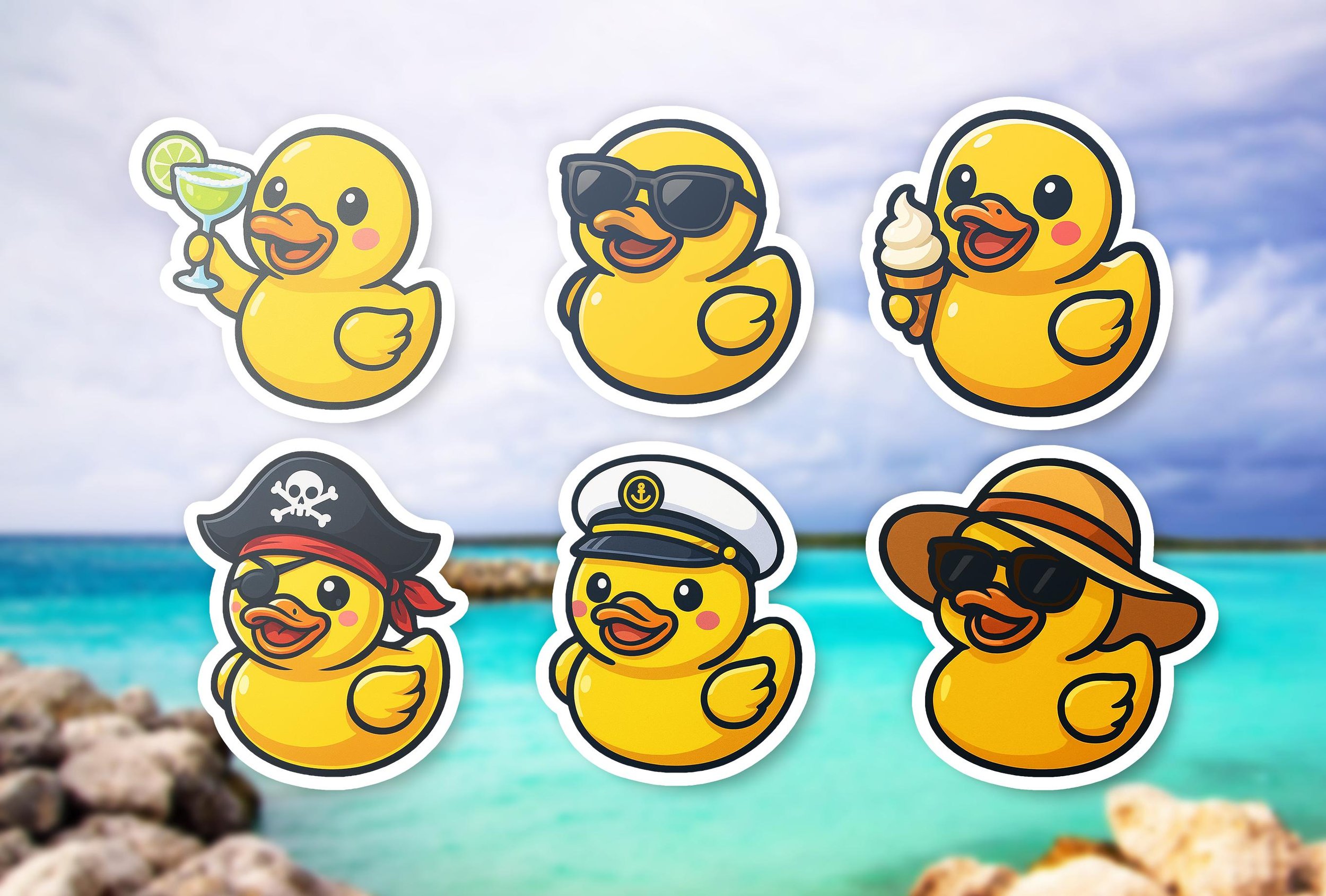 Rubber Duck Cruise Magnet Bundle