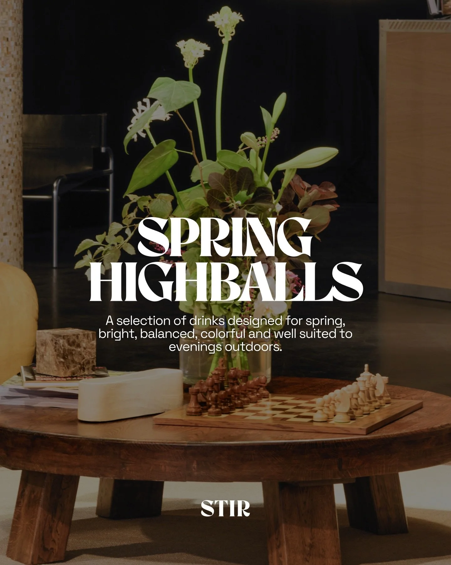 Let&rsquo;s have a ball!

Light, balanced, and naturally refreshing, the format is built on simplicity and precision. For the season, we selected a range exploring citrus, fruit, and subtle spice.

Shochu &amp; burnt lemon.

Mezcal with rhubarb, rasp