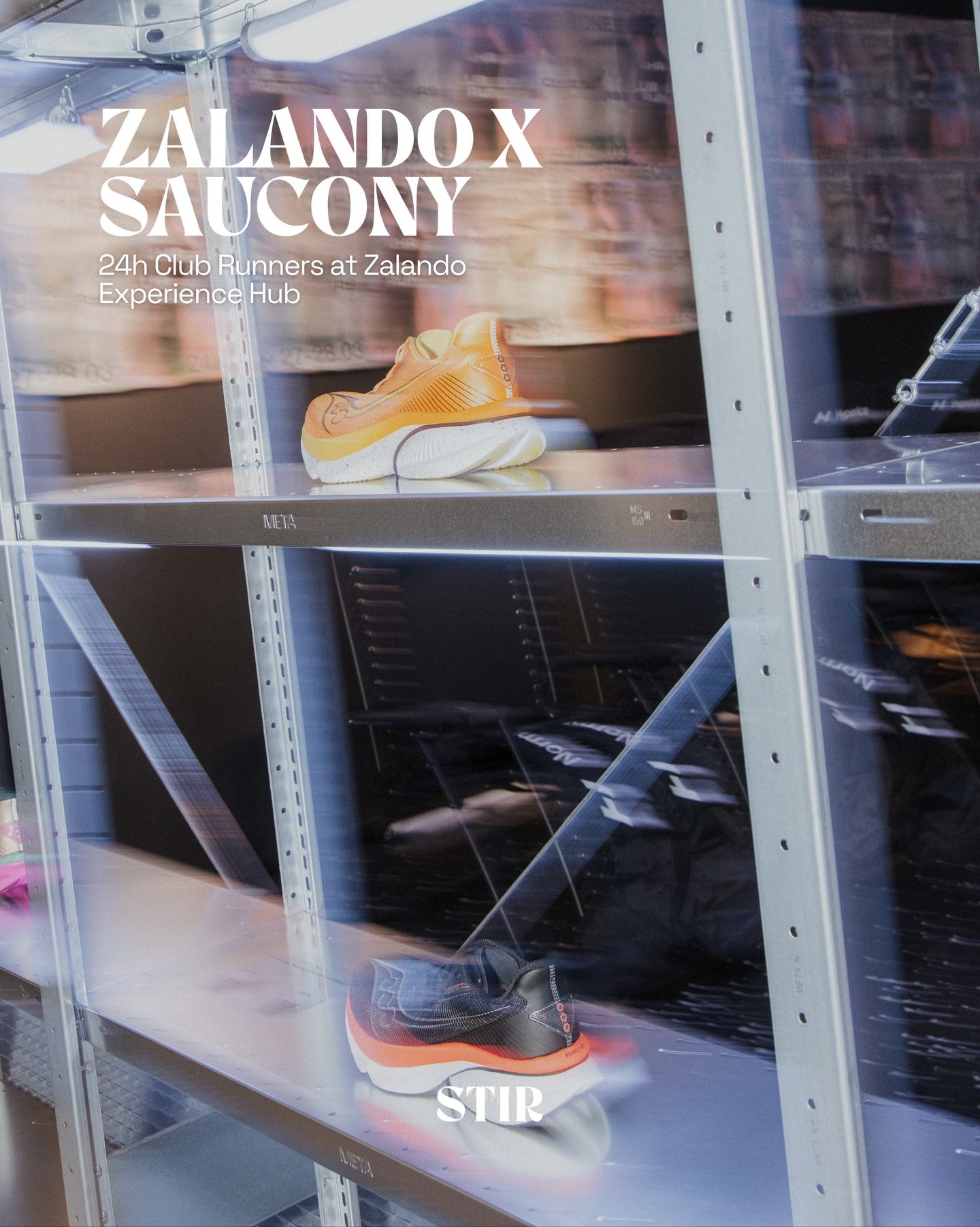 One night at the 24H Club Runners in Berlin, hosted by Marathon Studio for Saucony and Zalando at the Zalando Experience Hub. 

For the event, we developed and delivered a series of signature cocktails inspired by Saucony&rsquo;s three-dot logo. Each