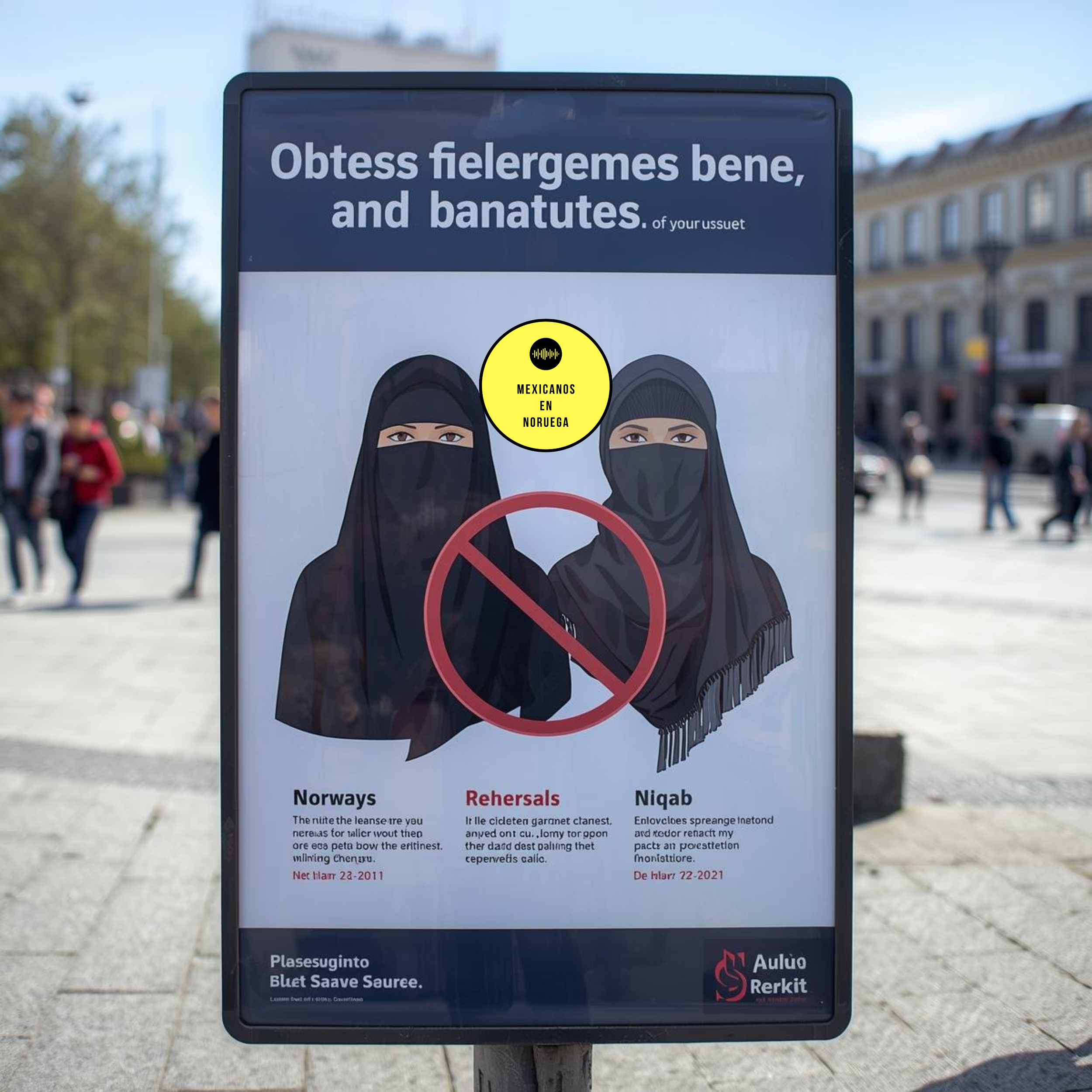 La regulación del burka y el niqab en Noruega