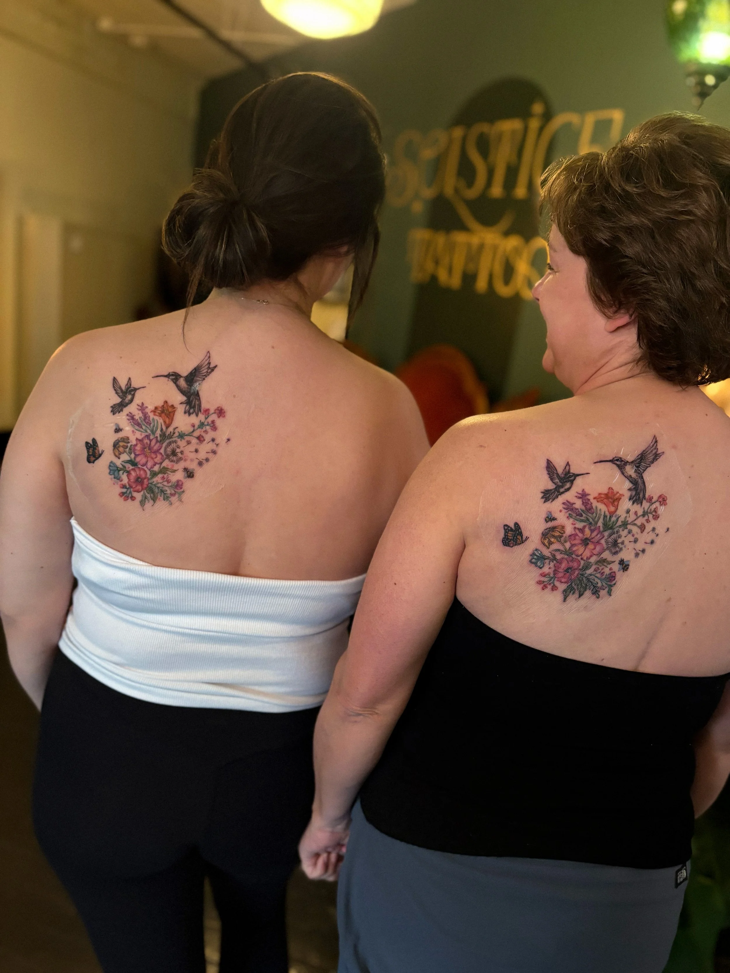 Painted Flowers - Danielle & Amy