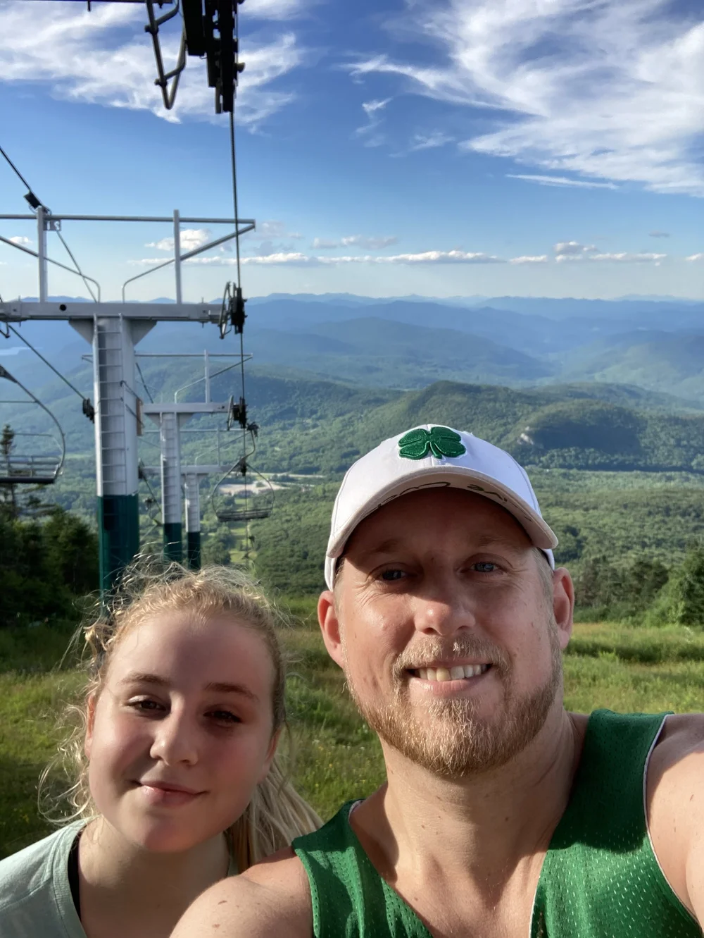 Steve enjoying a mountain outing with family