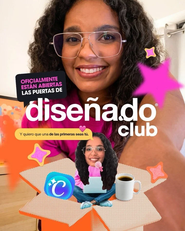 Llevo tiempo so&ntilde;ando con esto y hoy por fin lo abro: Dise&ntilde;adoClub tiene puertas.
No lo cre&eacute; para ense&ntilde;arte a hacer &ldquo;dise&ntilde;os bonitos&rdquo;. Lo cre&eacute; porque conozco esa sensaci&oacute;n de pasar horas fre