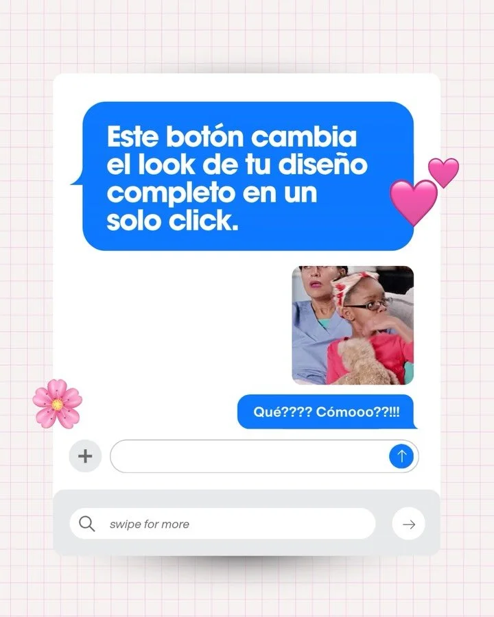 Ma&ntilde;ana s&aacute;bado. Clase gratis. En vivo.

Las 3 tendencias que est&aacute;n sonando en Instagram ahora y el truco de Canva para hacerlas t&uacute;.

Uno solo. No hay que aprenderse Canva completo ni volverse dise&ntilde;adora.

Las registr