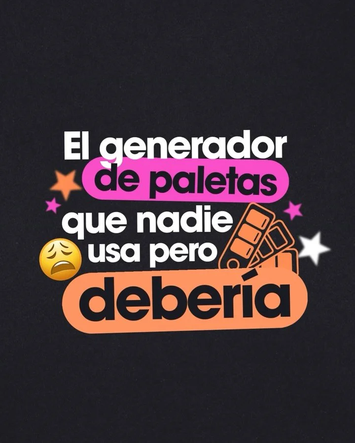 &iquest;Te ha pasado que no sabes qu&eacute; colores usar y terminas combinando al ojo? Prueba esto.
Sube una foto de tu producto, tu espacio, o hasta una que te inspire y Canva detecta autom&aacute;ticamente los colores dominantes y te arma una pale