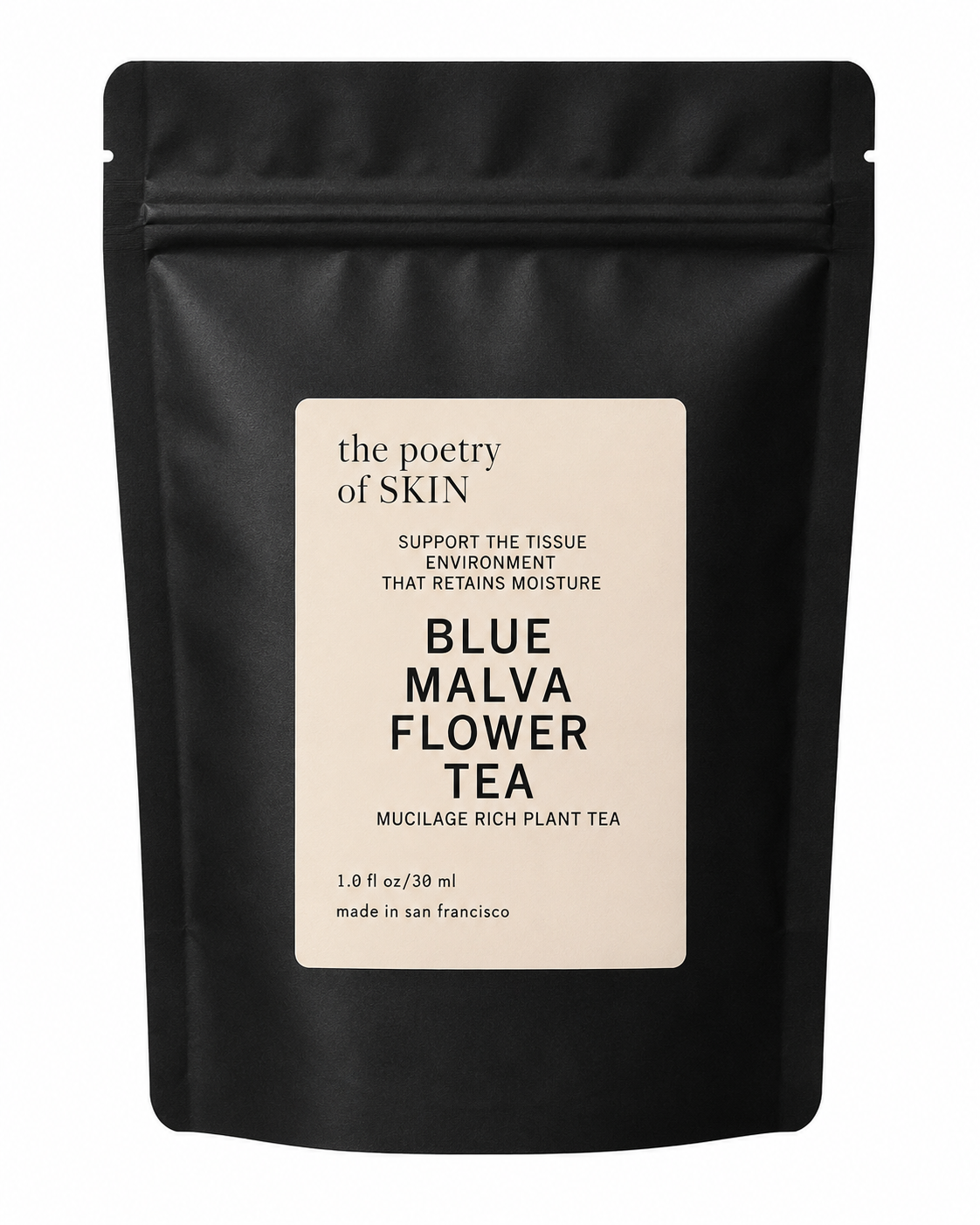 Blue Malva Flowers