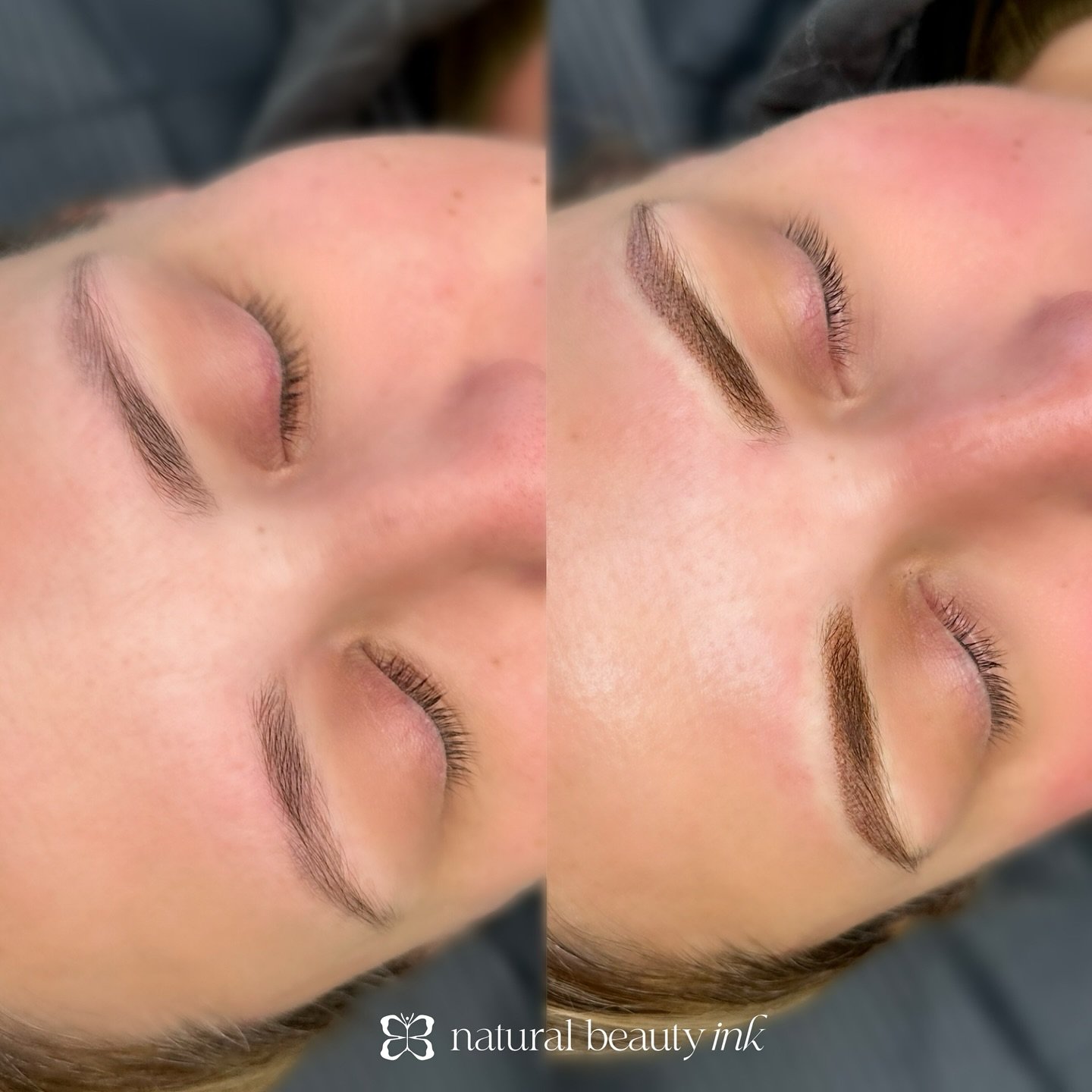 Powder brows are one of my favorite styles to create! 💫 This versatile technique works beautifully on all skin types, giving a soft, filled-in effect that enhances your natural brows. Often called microshaded or powder brows, this style is perfect f