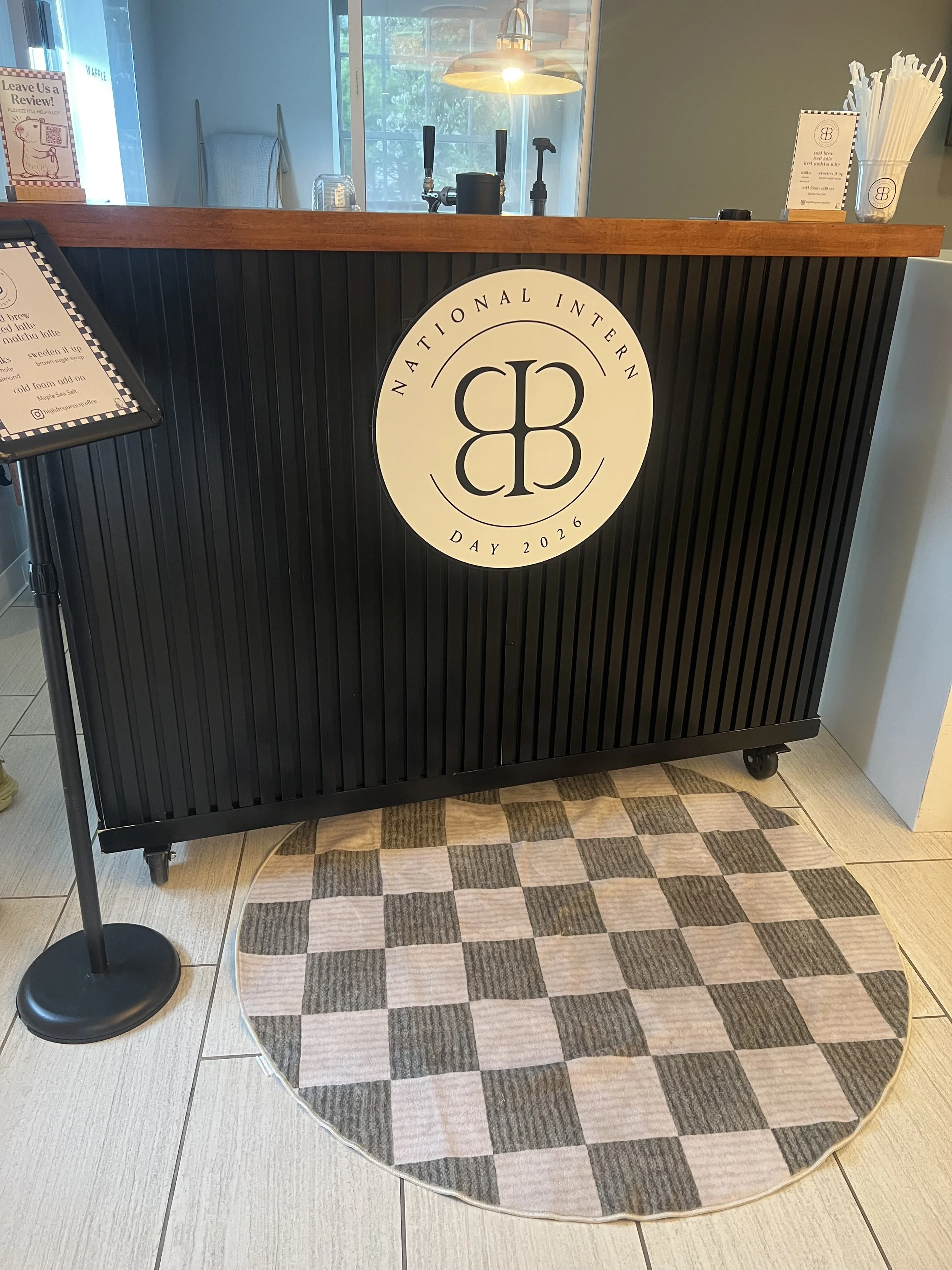 High Frequency Coffee mobile coffee cart serving cold brew and specialty drinks at a private event in New Jersey
