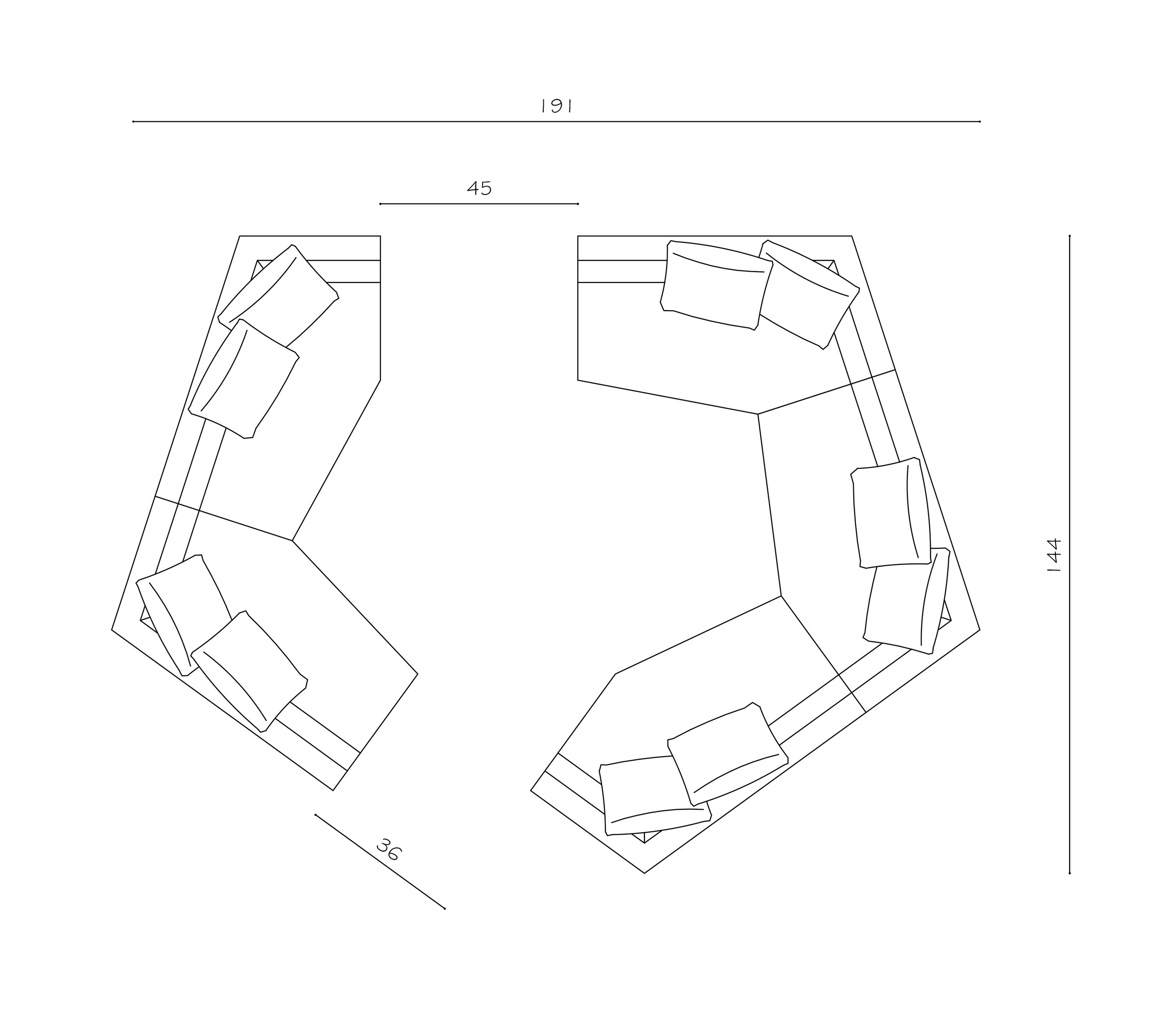 Mitosi Sectional   Right Facing   Five Piece Apart    MITO-XX.jpg