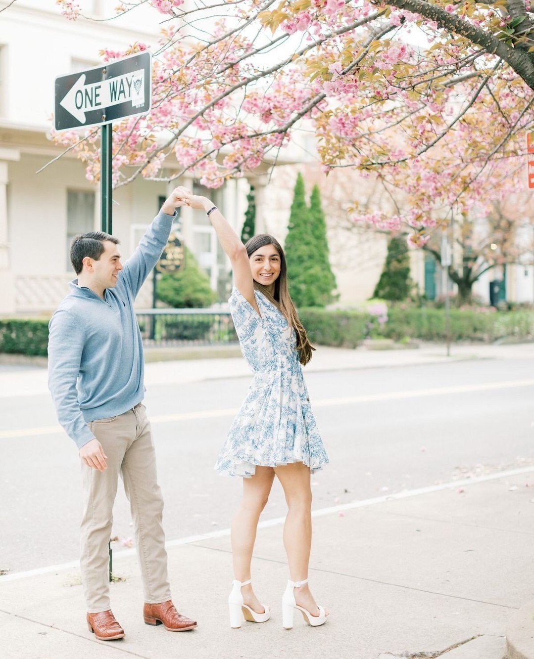 it's wedding day for these two 🍕 we had the MOST fun traipsing around New Haven, grabbing a slice at their favorite pizza place, having a picnic in the park and a walk under the cherry blossoms 🌸