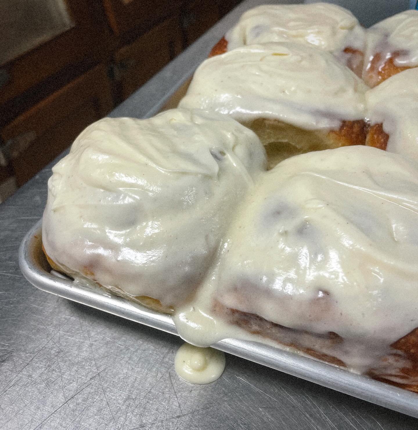 how much frosting is too much frosting..?

[cin buns here thurs-sun]