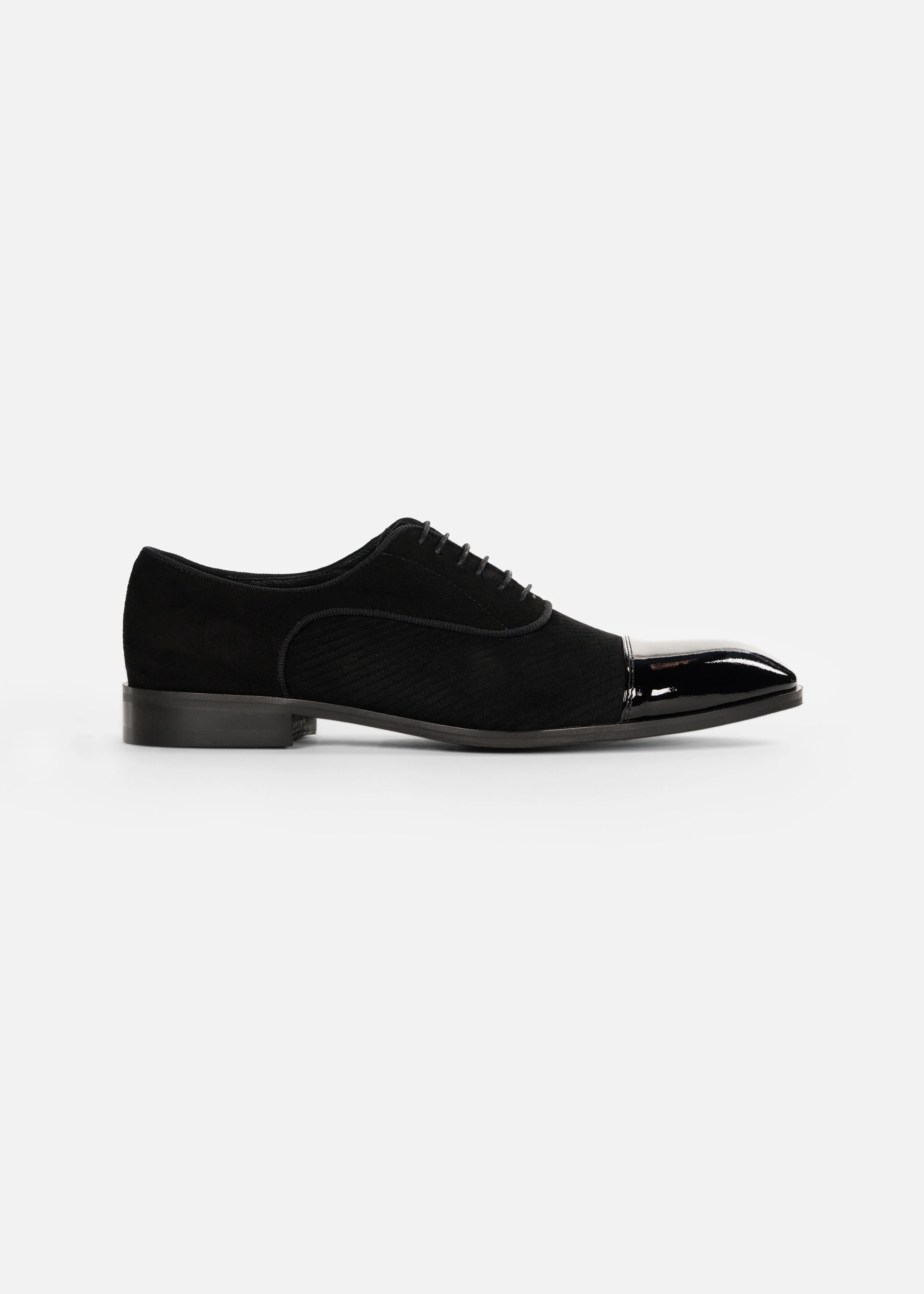 Patent Cap Toe Oxford