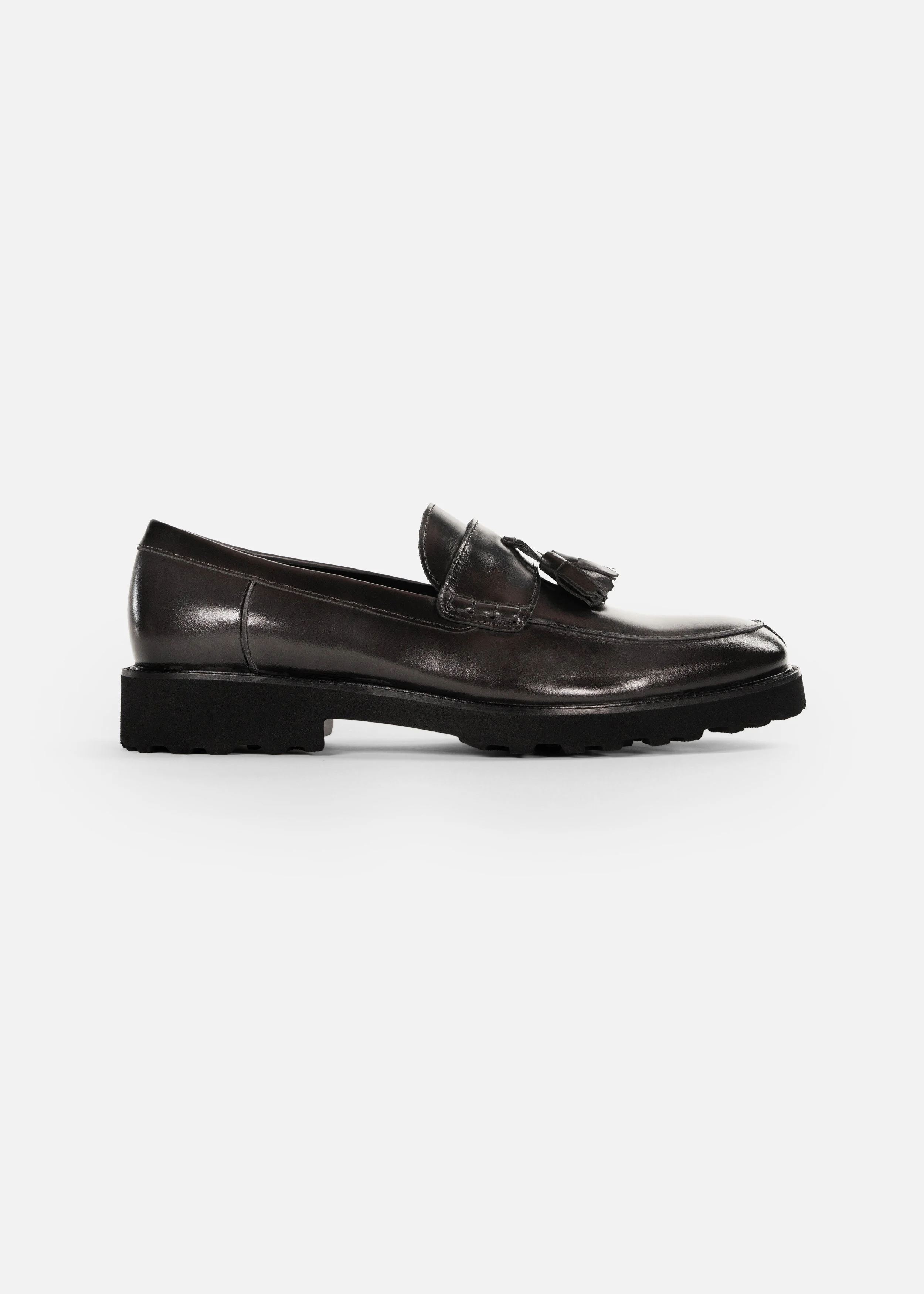Tassel Loafer – Pewter