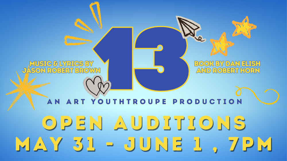 open auditions for 13 the musical