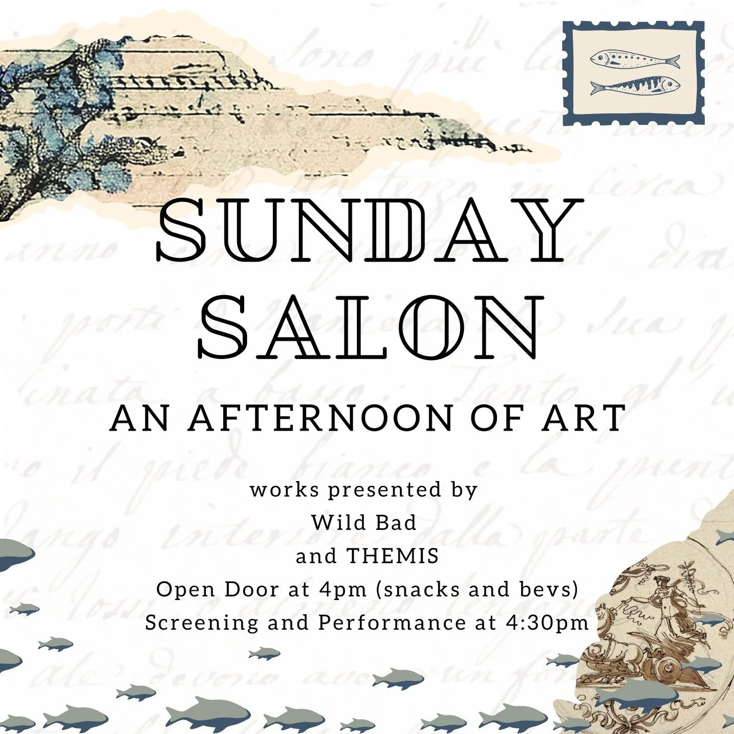 Secret Location, dm for address + RSVP. I am really excited to present the work from my first workshop series THE HEART JESTER and put up this salon style afternoon. Join Effie and Kaelyn in a salon style afternoon of good art, good eats and good han