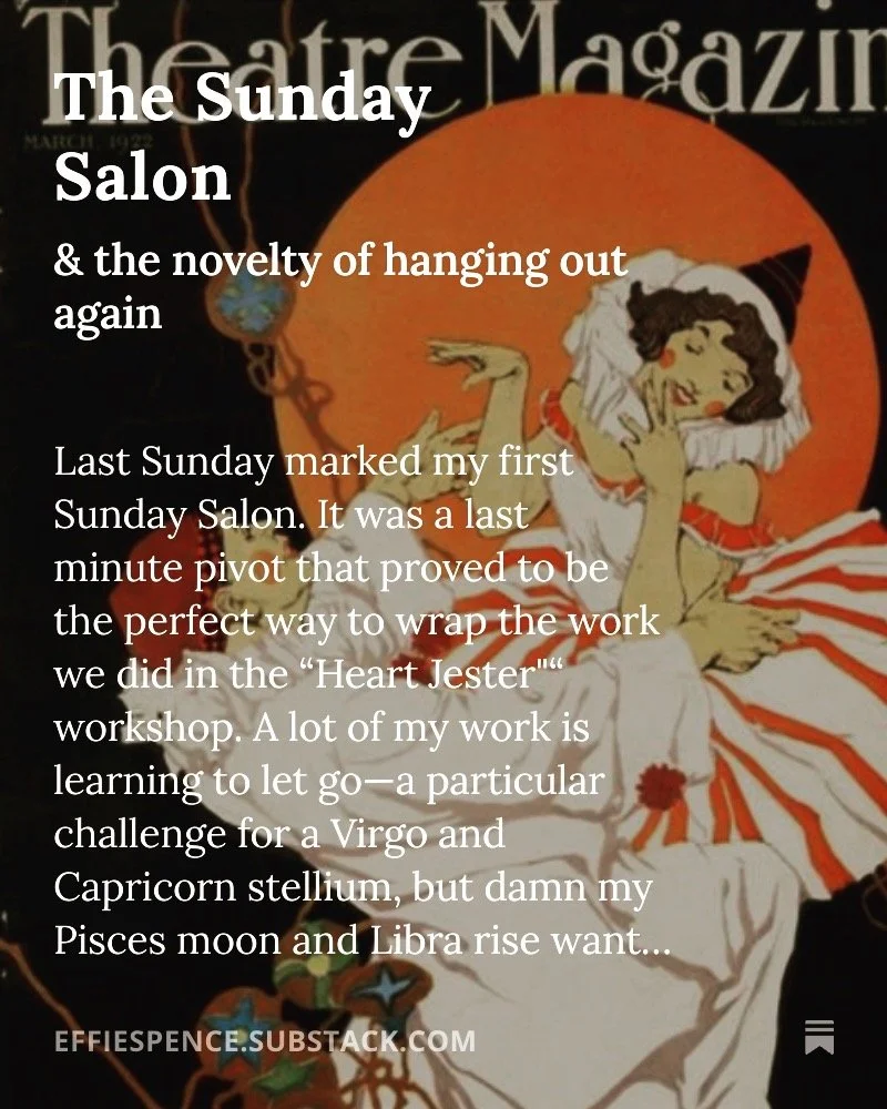 New substack up + never before seen short film of mine. Thank you to all who came to the Salon, slated to do another one March 8th so follow the substack and look out for my stories. It is going to be bigger and weirder and lovelier. #experimentalart