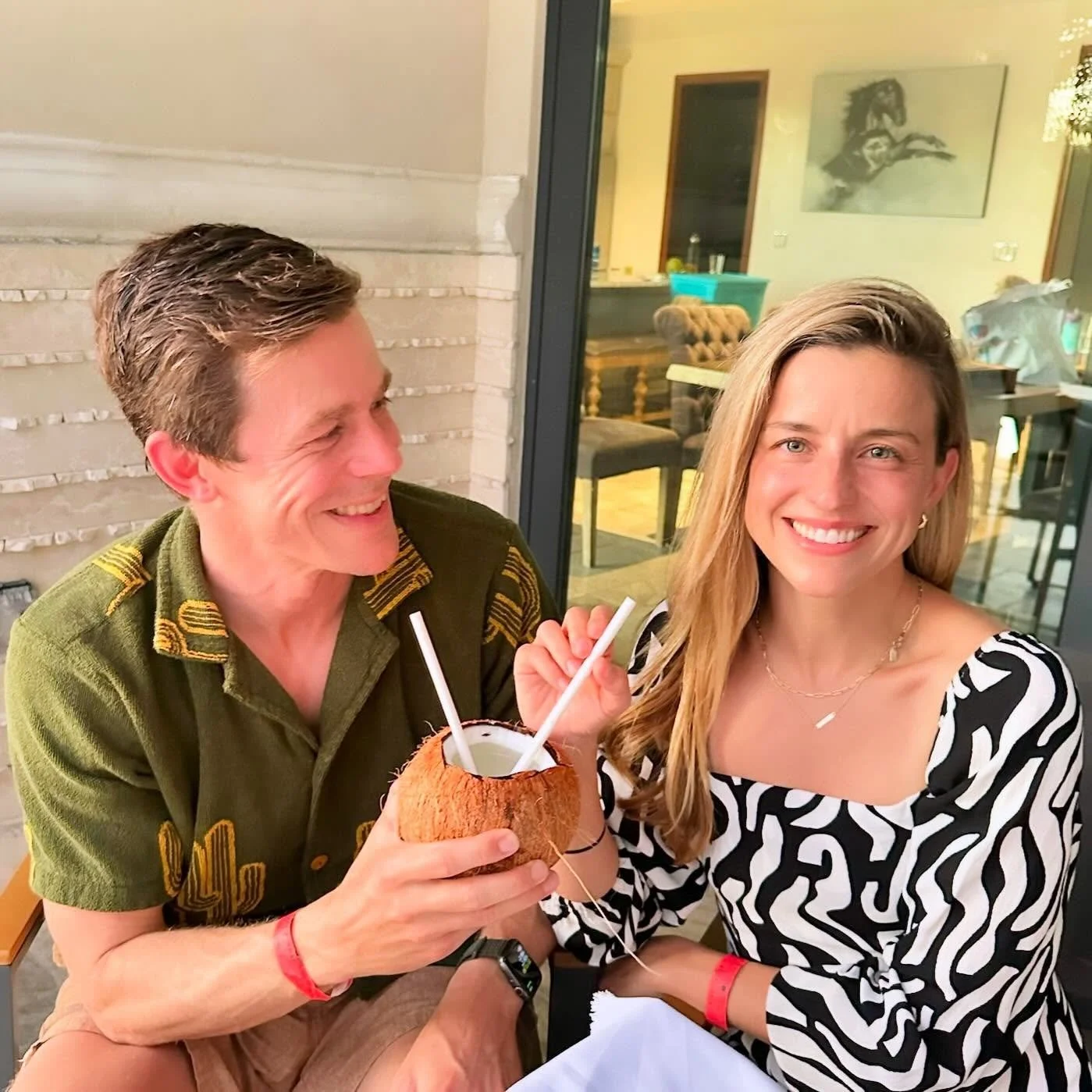 Sharing coconuts with the people you love 🥥 (a shot of guaro in there doesn&rsquo;t hurt!)