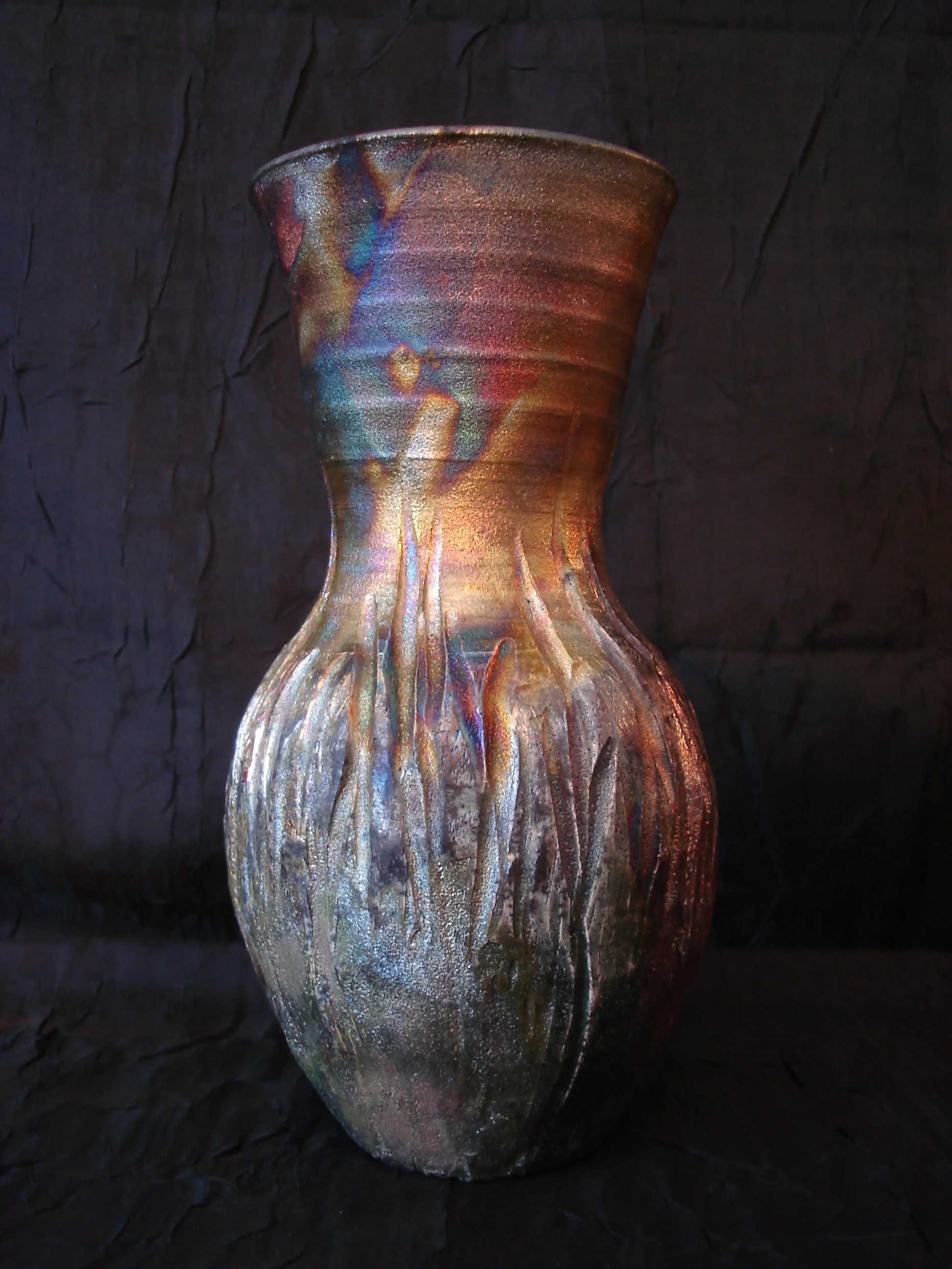 Raku vase, personal
