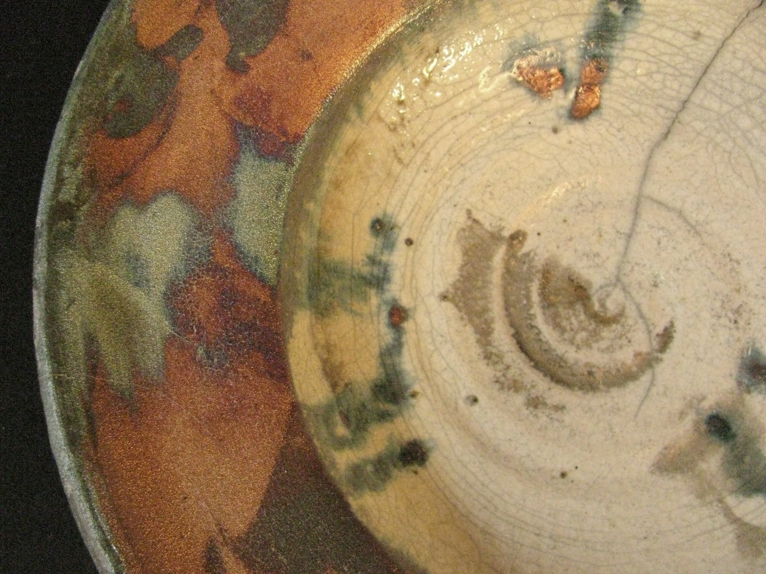 Raku plate, personal