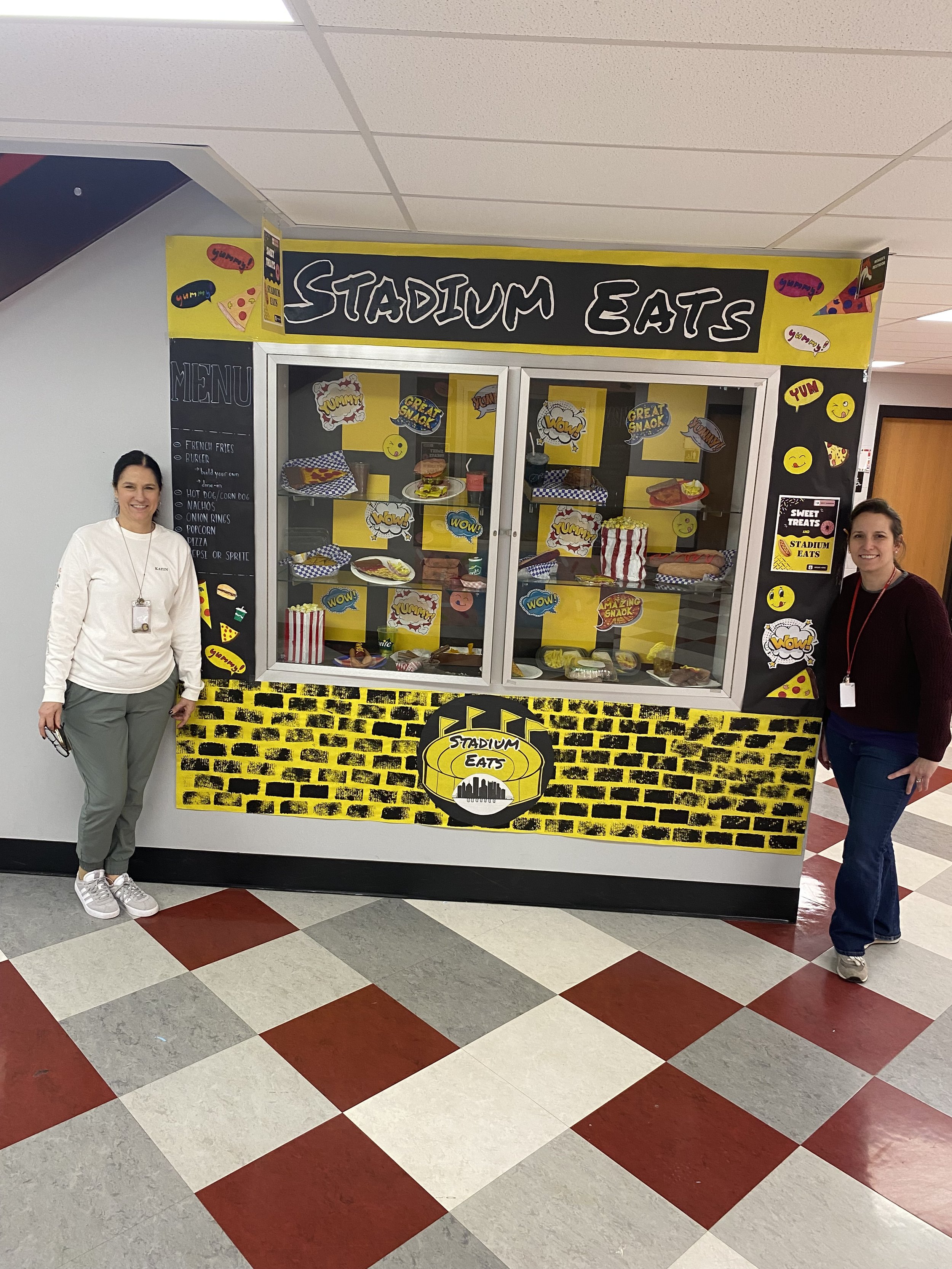 DMS "Food Court" sculpture installation